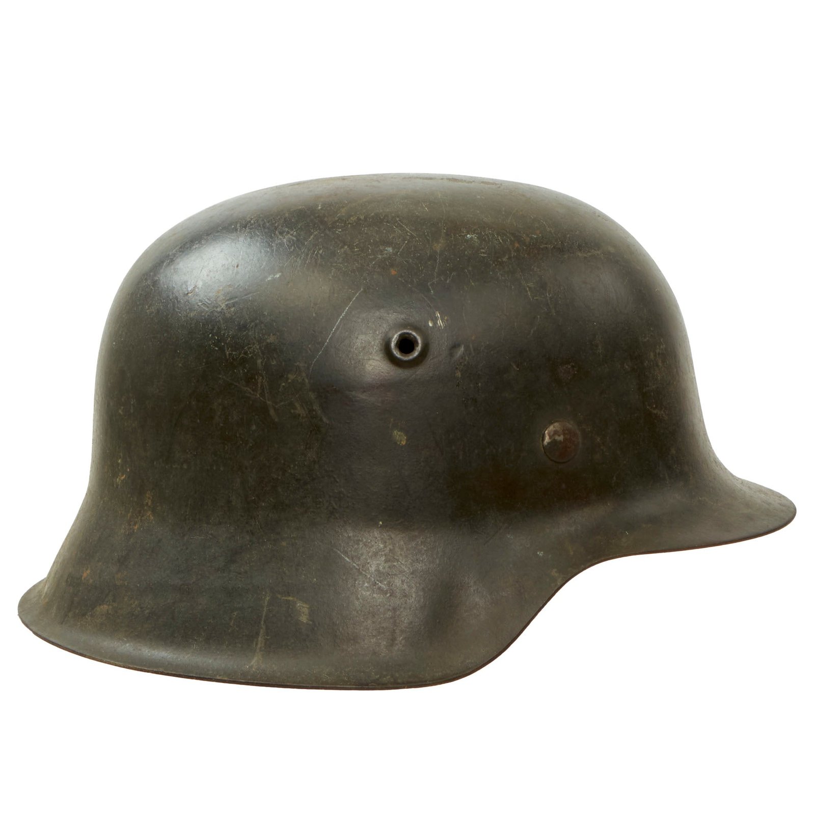 Buy Original German WWII M42 Army Heer "No Decal" Helmet with Relic 58cm Liner and Dome Stamp - ckl66 | Original Firearms Antique For Sale