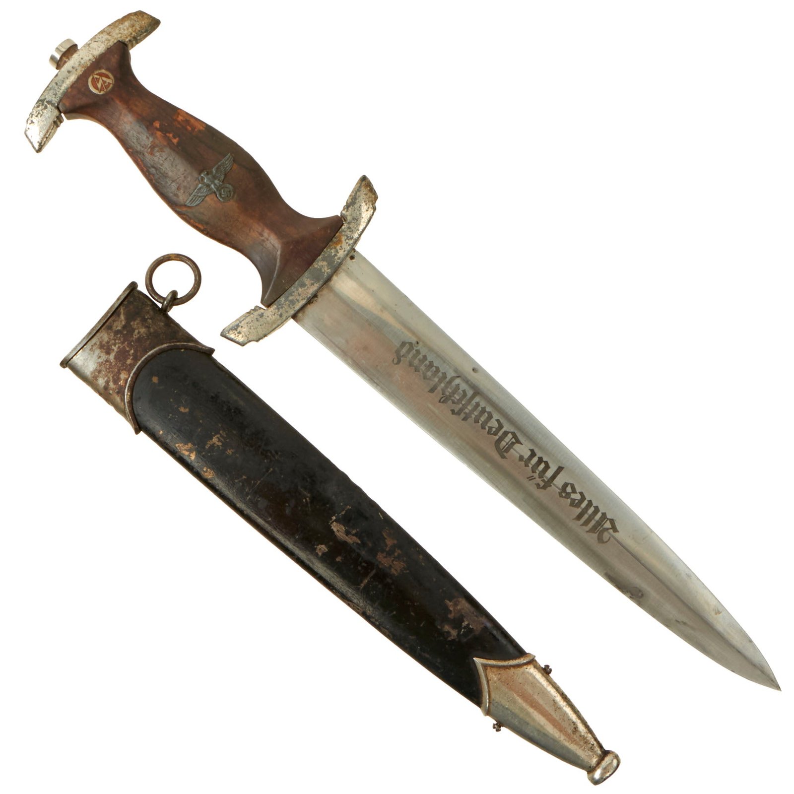 Buy Original German WWII 1941 Dated NSKK Dagger by Carl Eickhorn with Excellent Blade & Scabbard - RZM M7/66 | Original Firearms Antique For Sale