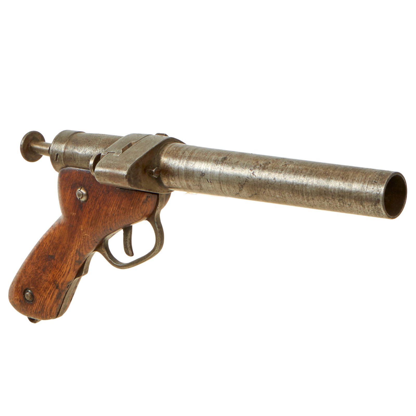 Buy Original German WWI Belgian Occupation Lille Depot Manufactured Ersatz Flare Pistol - Serial 16224 | Original Firearms Antique For Sale