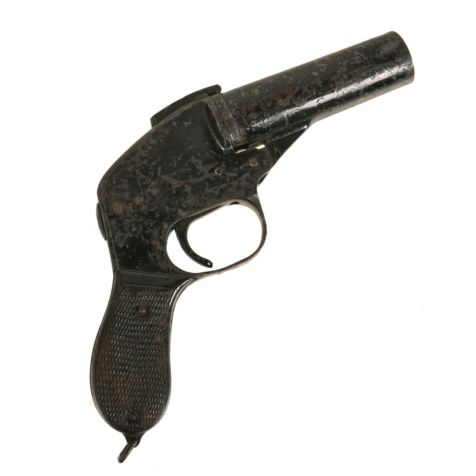 Buy Original Rare Japanese WWII SNLF Issue Flare Signal Pistol by Kawaguchiya Firearm Company - Serial 2787 | Original Firearms Antique For Sale