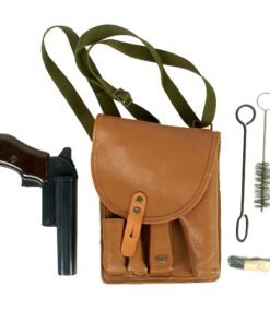 Buy Original Czech Cold War Era Model VZ 44/67 Flare Gun with Carrying Pouch - Copy of Soviet SPSh-44 Flare Gun - Dated 1968 | Original Firearms Antique For Sale