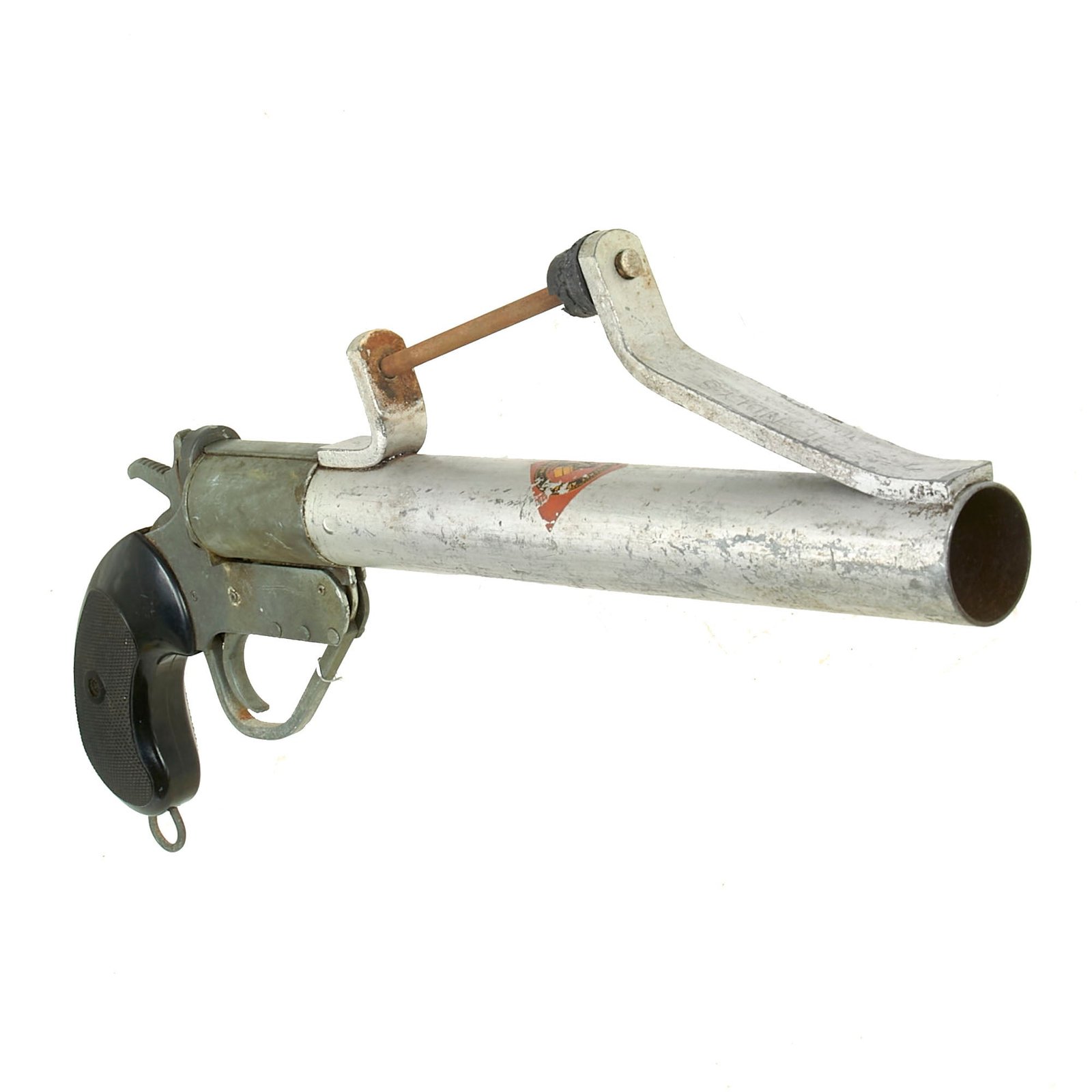 Buy Original British Post-WWII Schermuly Pistol Rocket Apparatus Yacht Rescue Line Thrower | Original Firearms Antique For Sale