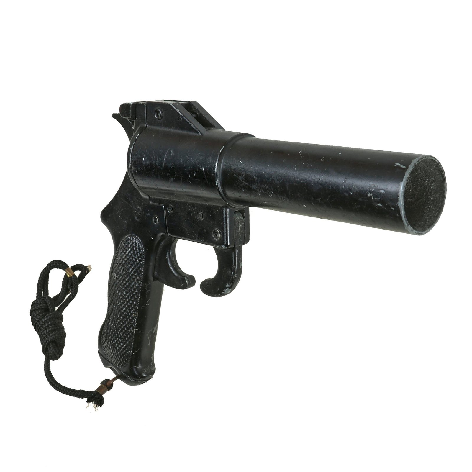 Buy Original U.S. Post-WWII Kilgore 37mm Model B US Coast Guard Marked Flare Pistol with Lanyard | Original Firearms Antique For Sale