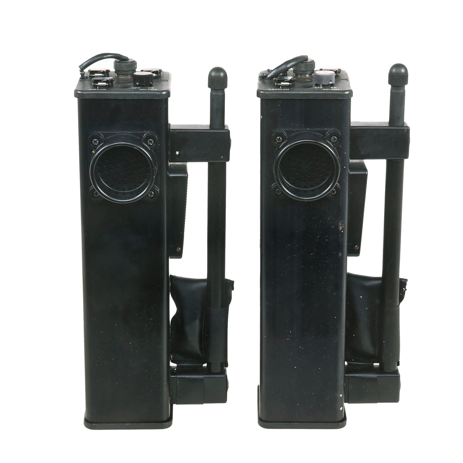 Buy Original U.S. Vietnam War New Old Stock CIA Village Radio Program HT-1E Handfone in Original Styrofoam Packaging - Set of 2 | Original Firearms Antique For Sale