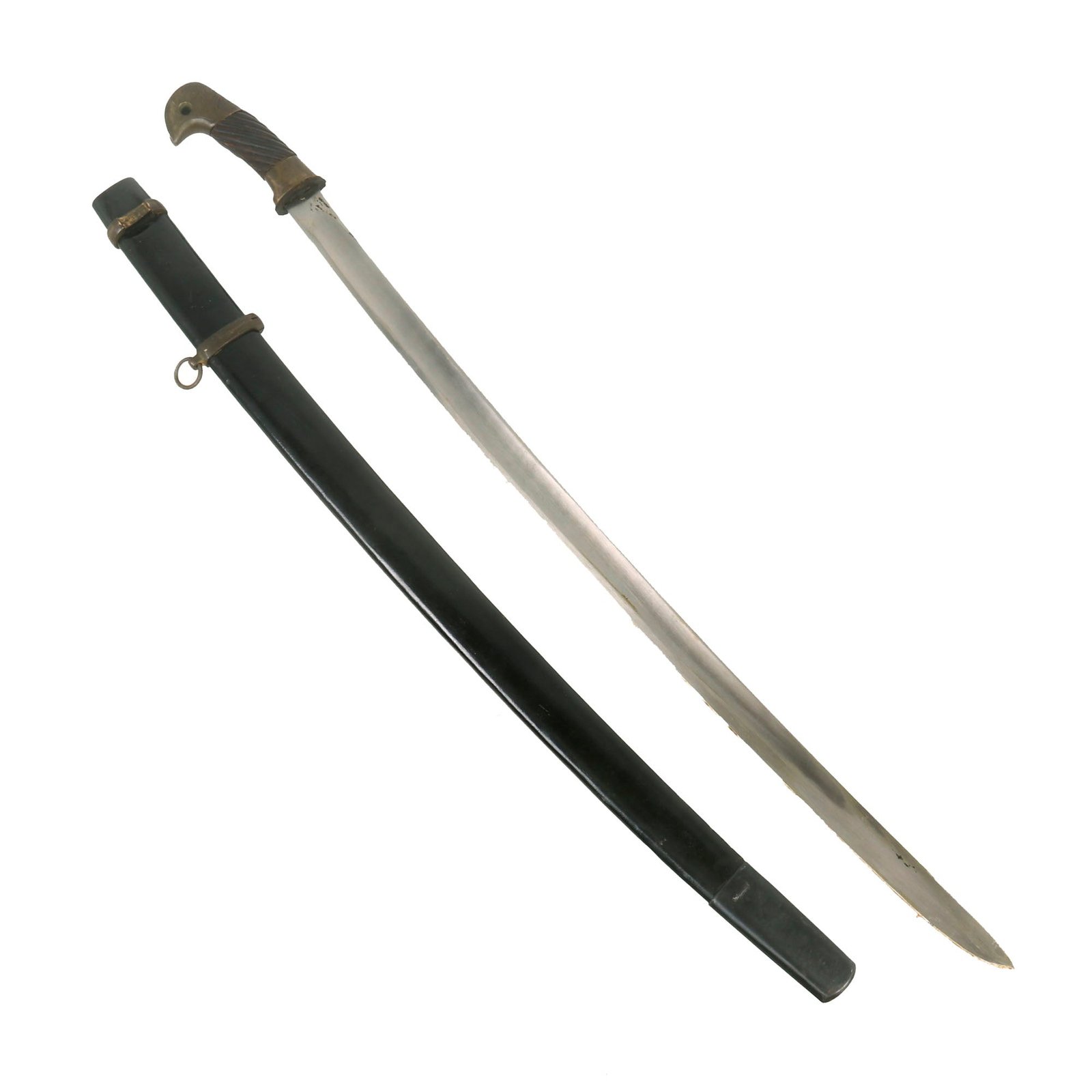 Buy Original Soviet WWII Cossack Shashka Saber by НМЗ with Scabbard - Dated 1945 & Marked CCCP | Original Firearms Antique For Sale