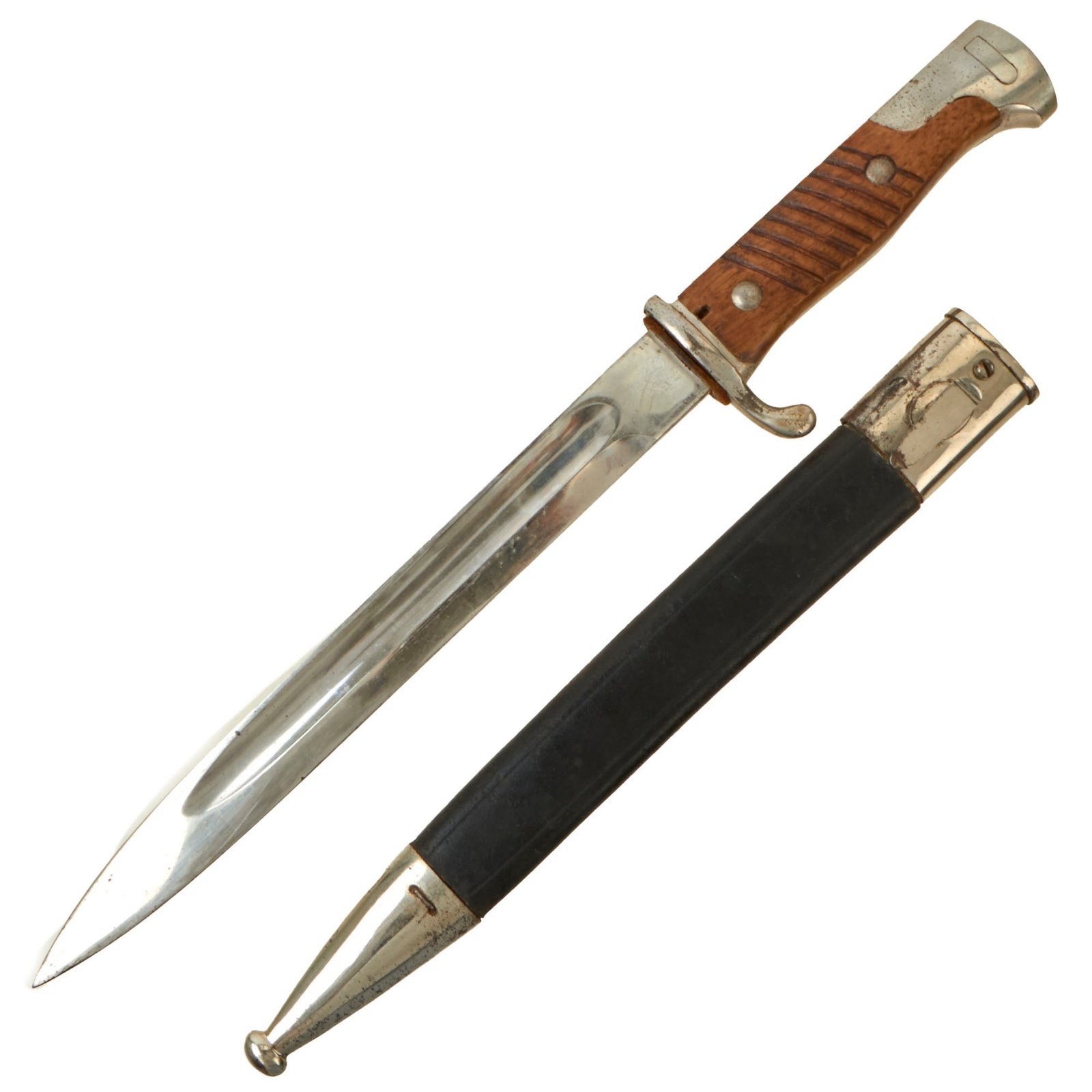 Buy Original Imperial German WWI M1898/05 Short Dress Bayonet with Scabbard by WKC | Original Firearms Antique For Sale