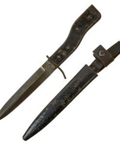 Buy Original Imperial German WWI DEMAG Crank Handle Ersatz Trench Knife Bayonet with Scabbard | Original Firearms Antique For Sale
