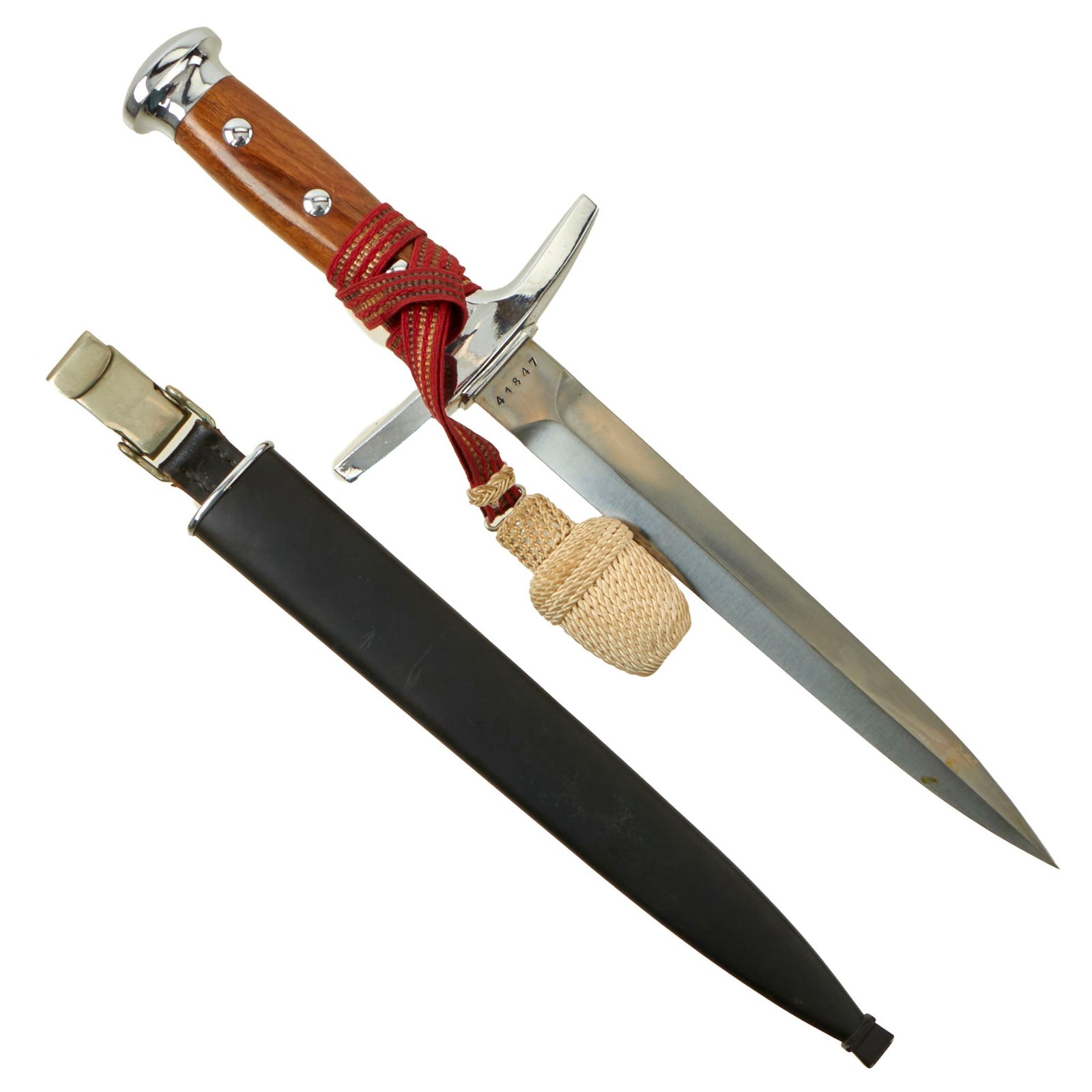 Buy Original WWII Swiss Model 1943 Officer's Dagger by SIG Neuhausen with Scabbard & Portepee | Original Firearms Antique For Sale