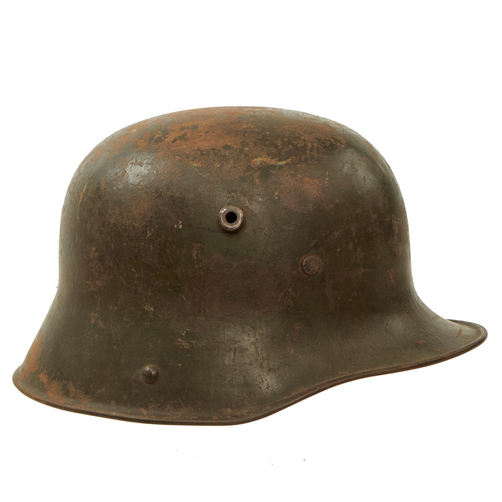 Buy Original Imperial German WWI M1916 Stahlhelm with Named Liner Band - Stamped TJ66 | Original Firearms Antique For Sale