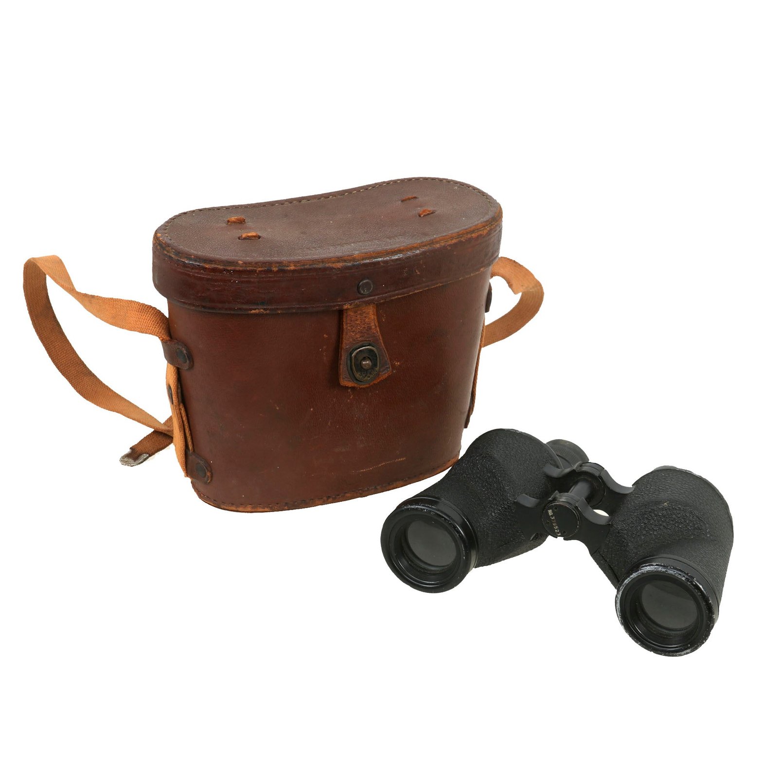 Buy Original U.S. WWII M3 6x30 Binoculars with M17 Leather Case & Strap - Dated 1943 | Original Firearms Antique For Sale