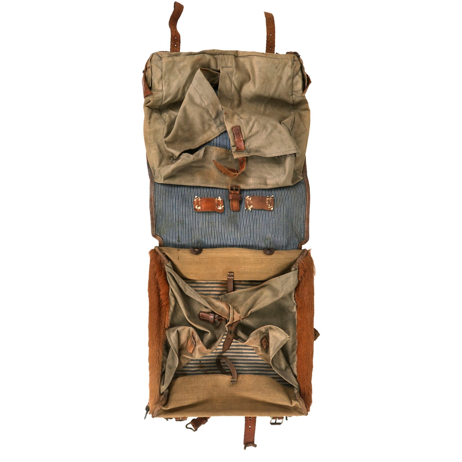 Buy Original Rare Imperial German WWI Regimentally Marked Model 07/13 Tornister Backpack - Dated 1917 | Original Firearms Antique For Sale