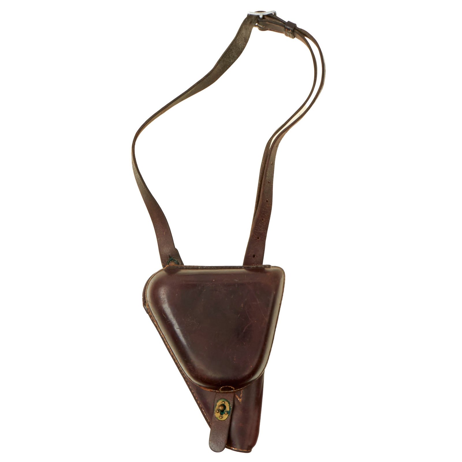 Buy Original Japanese WWII Type 14 Nambu Pistol Leather Holster with Shoulder Strap & Cleaning Rod | Original Firearms Antique For Sale