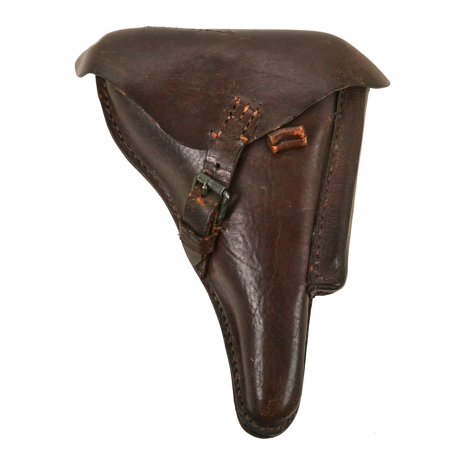 Buy Original German WWI P08 Luger Brown Leather Holster by Schwarzenberger Nürnberg - Dated 1918 | Original Firearms Antique For Sale