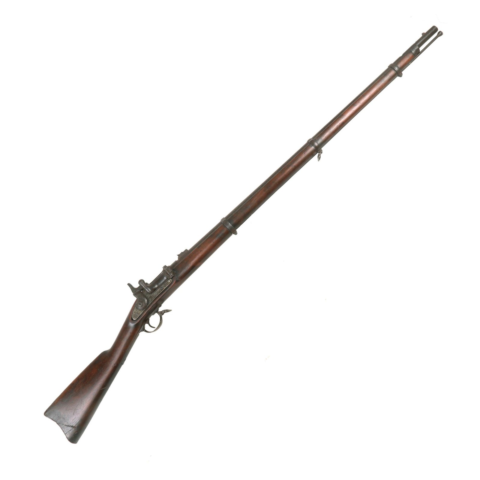 Buy Original U.S. Civil War Springfield M1863 Bridesburg Contract Rifled Musket Converted to Needham Breechloader - dated 1863 | Original Firearms Antique For Sale