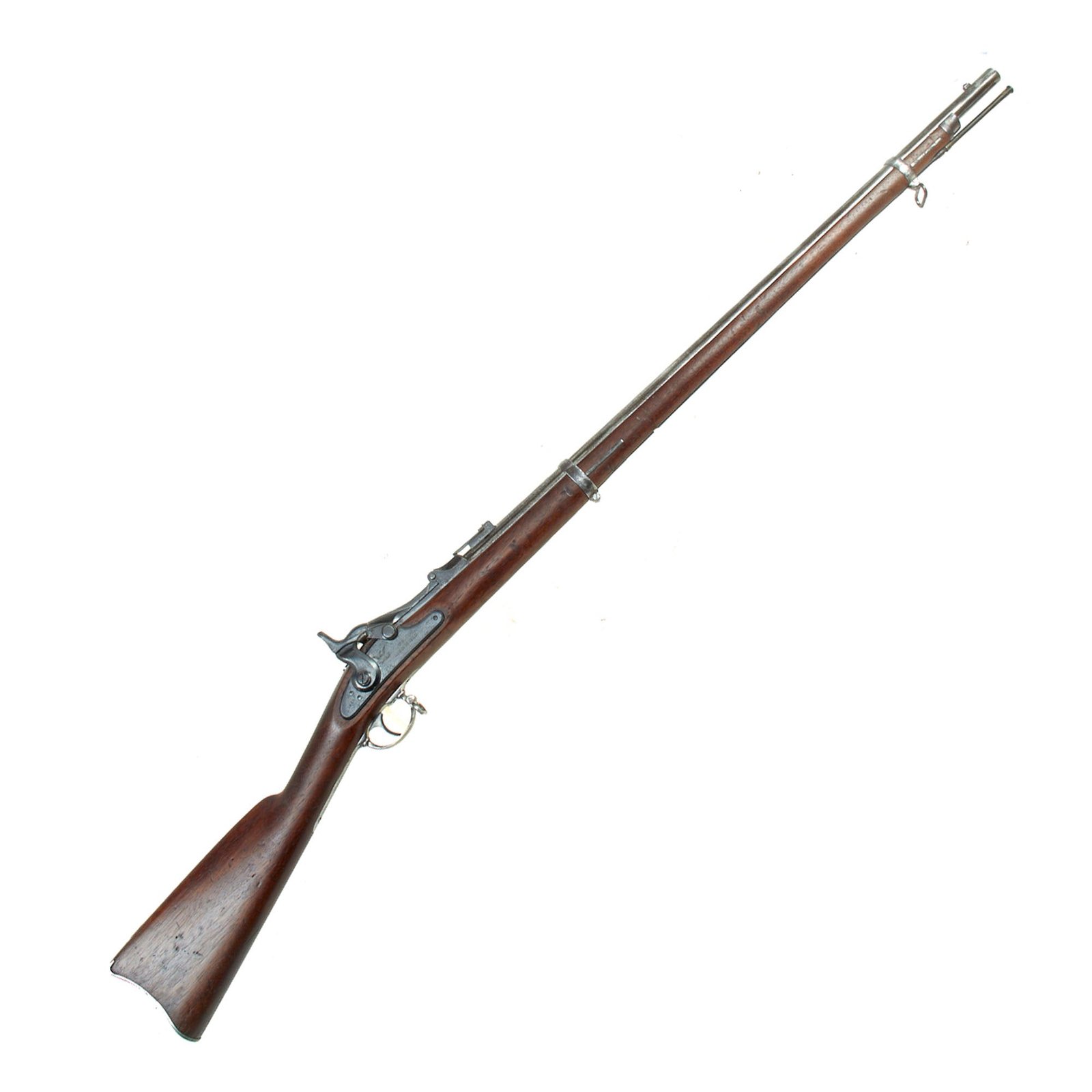 Buy Original U.S. Civil War Springfield M-1863 Rifle Converted to M-1870 Second Version Trapdoor using ALLIN System - dated 1863 | Original Firearms Antique For Sale