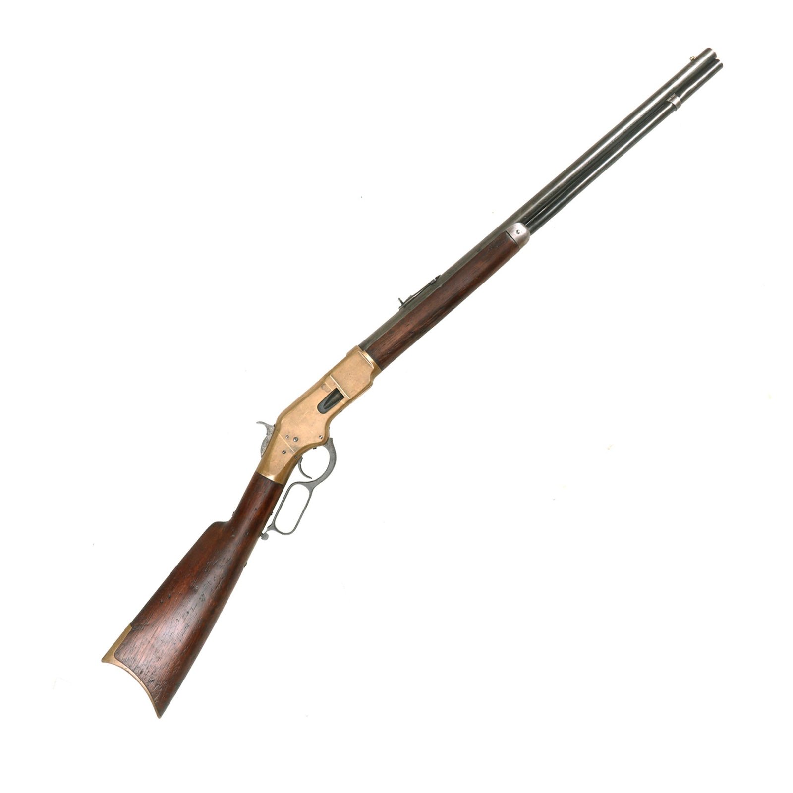 Buy Original U.S. Winchester Model 1866 "Yellow Boy" .44RF Repeating Rifle with 26" Round Barrel Serial 154811 - Made in 1881 | Original Firearms Antique For Sale