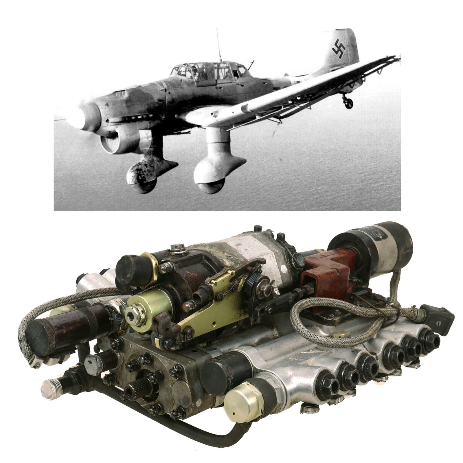 Buy Original German WWII Luftwaffe 9-2009 D-1 Fuel Injection Pump for Junkers Ju87 Stuka, Ju88, & Heinkel He111 Aircraft | Original Firearms Antique For Sale
