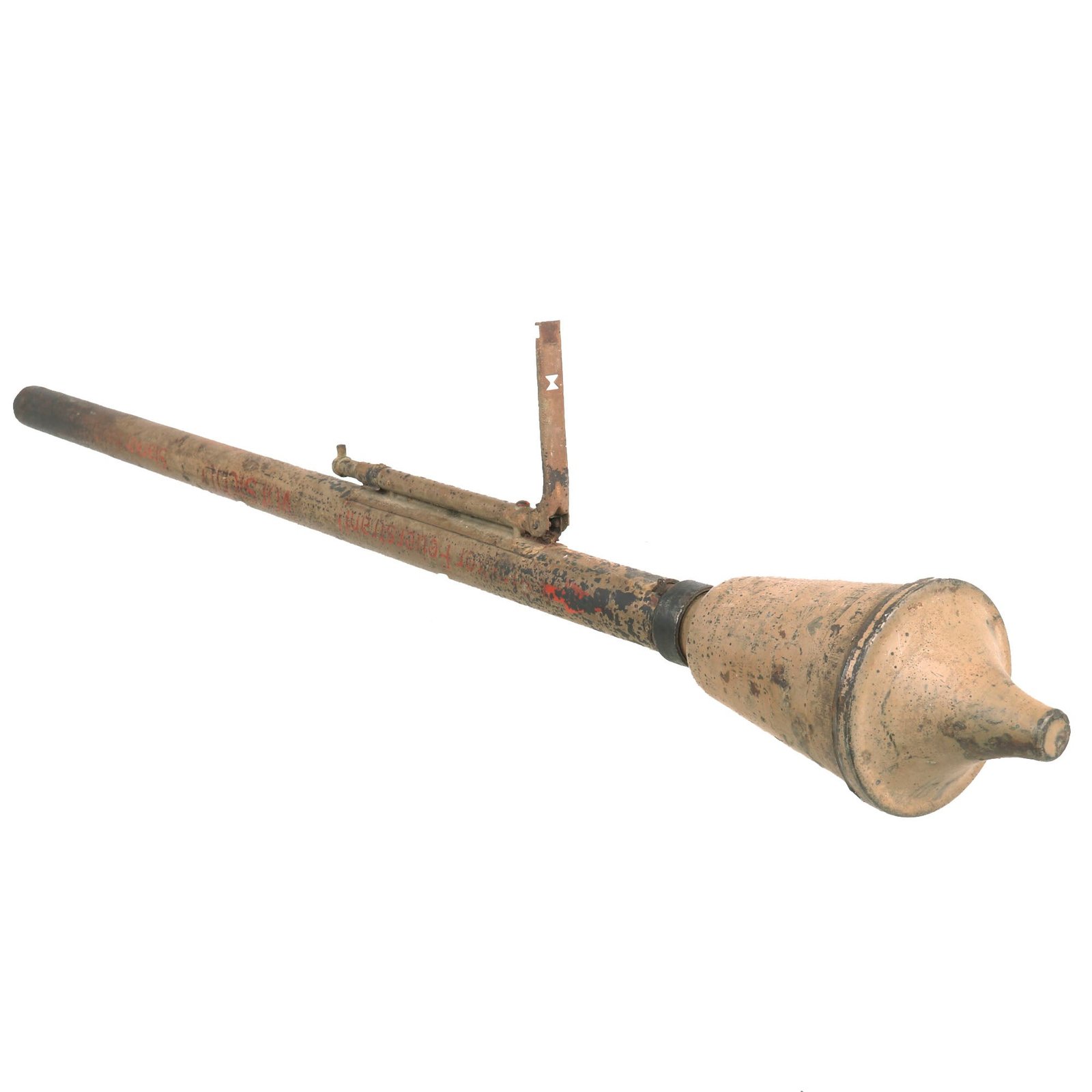 Buy Original German WWII Panzerfaust 30 Klein Anti-Tank Launcher and Rocket with Original Paint & Label Remnants - INERT | Original Firearms Antique For Sale