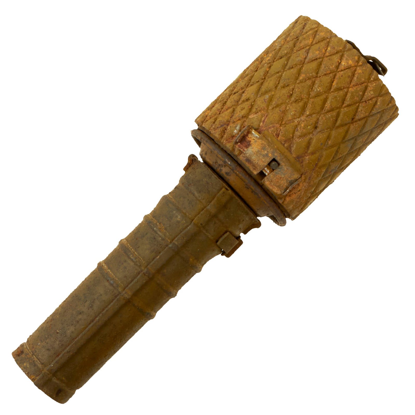 Buy Original Soviet WWII RGD-33 Inert Stick Grenade with Fragmentation Sleeve - Marked KK | Original Firearms Antique For Sale