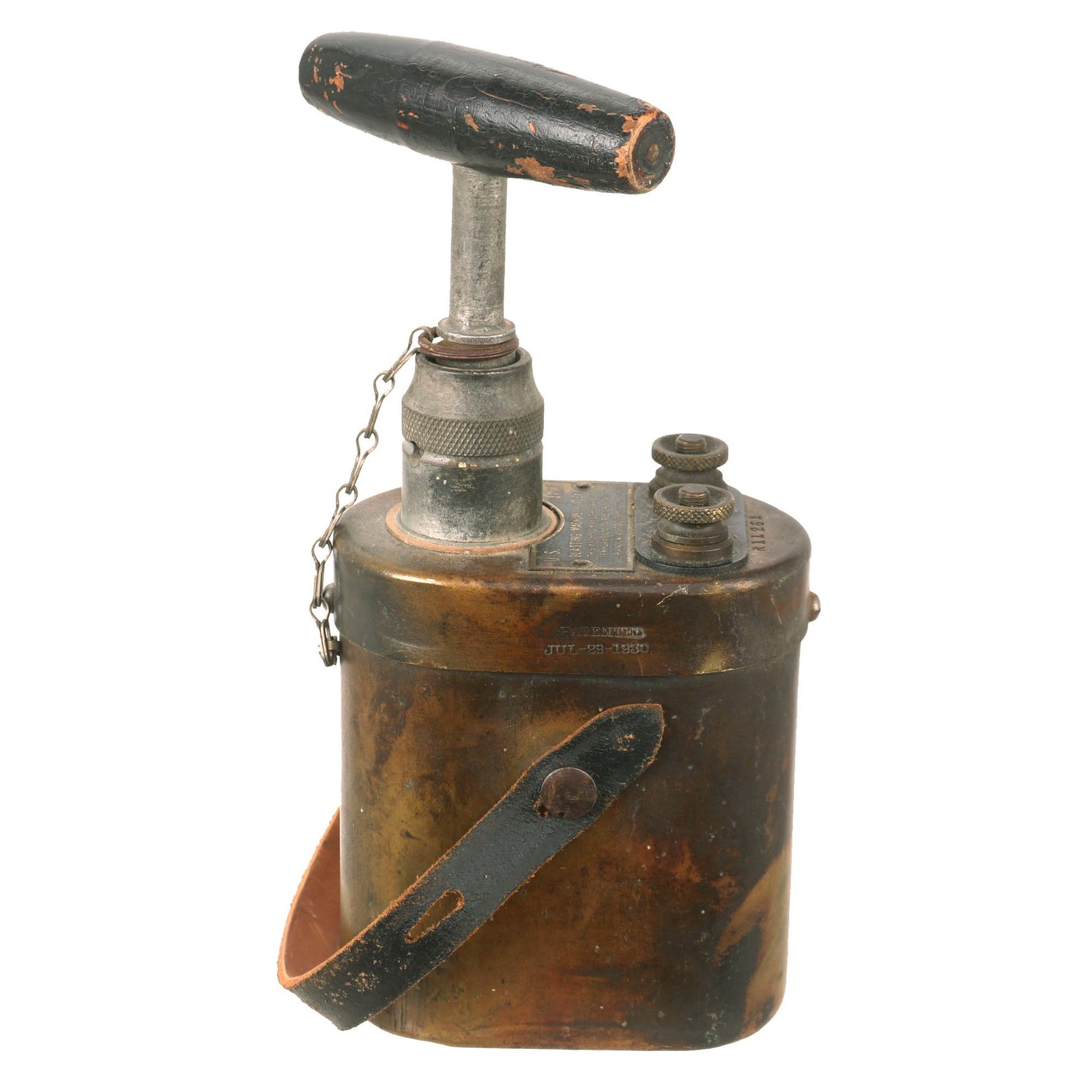 Buy Original U.S. Pre WWII “D-Day” Army July 29, 1930 Patent 10 Cap Blasting Machine | Original Firearms Antique For Sale