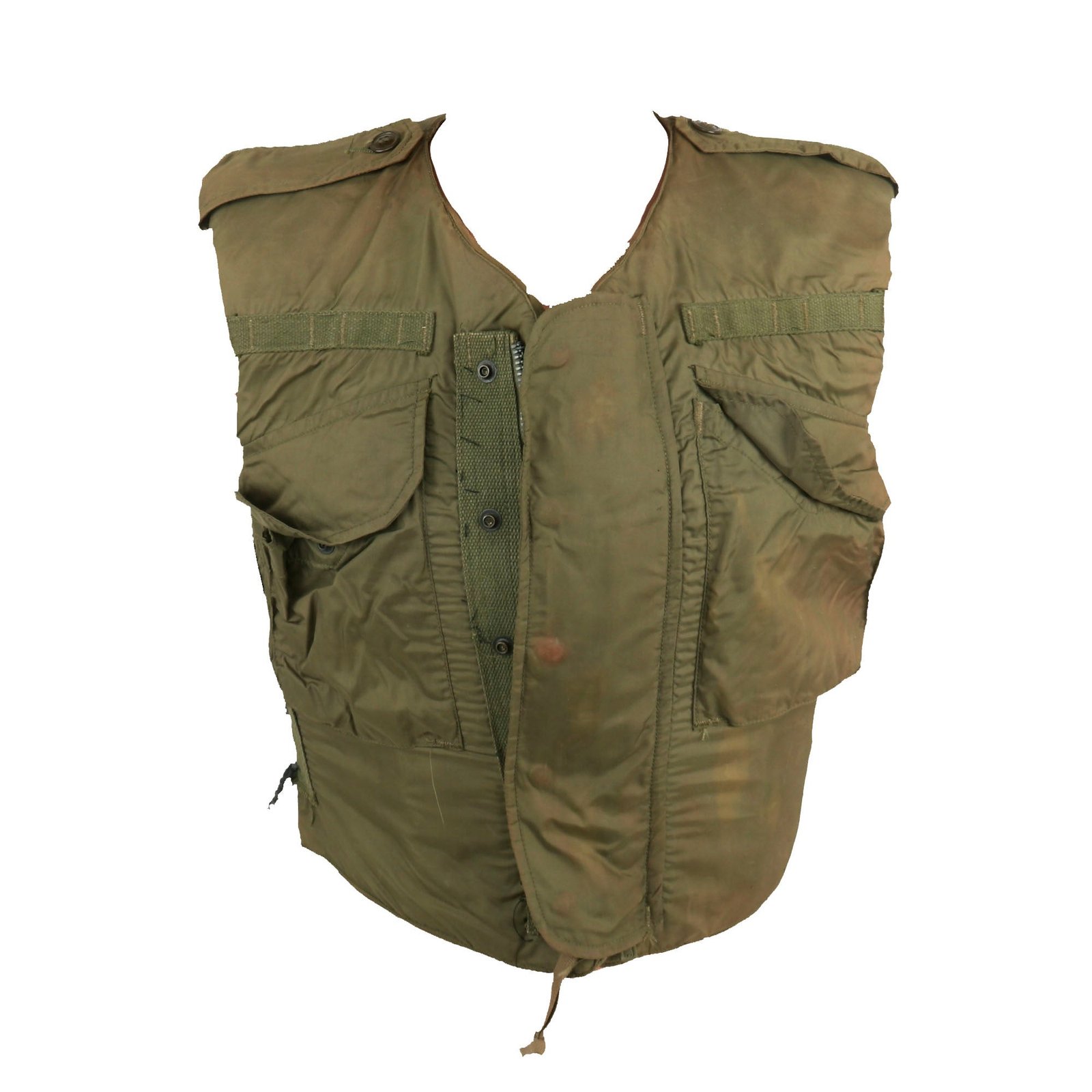 Buy Original U.S. Vietnam War M-1952A Flak Body Armor Vest by Stein Bros - Dated May 1953 | Original Firearms Antique For Sale