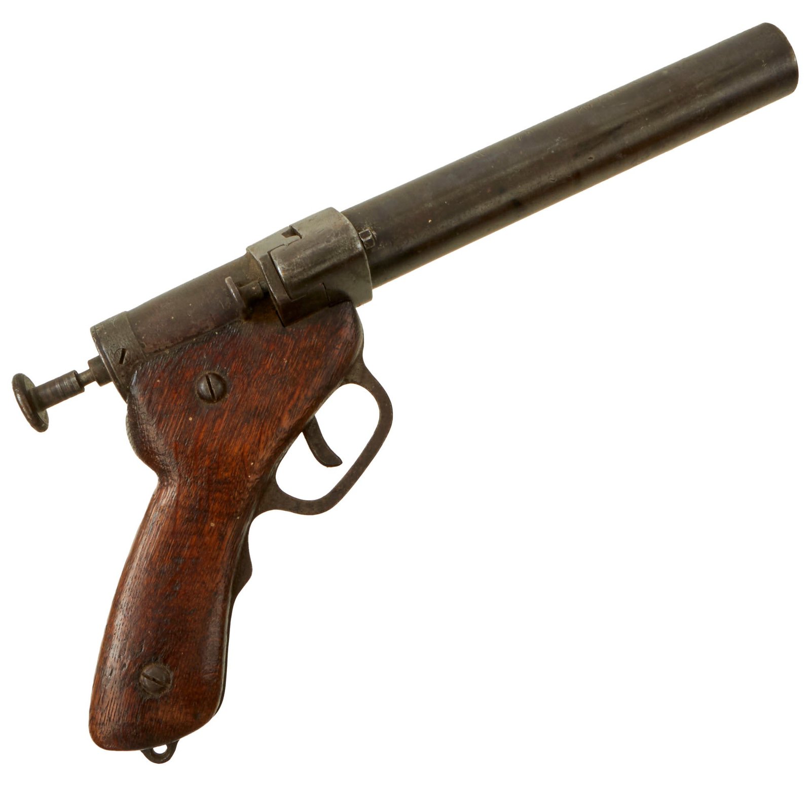 Buy Original German WWI Belgian Occupation Lille Depot Manufactured Ersatz Flare Pistol | Original Firearms Antique For Sale