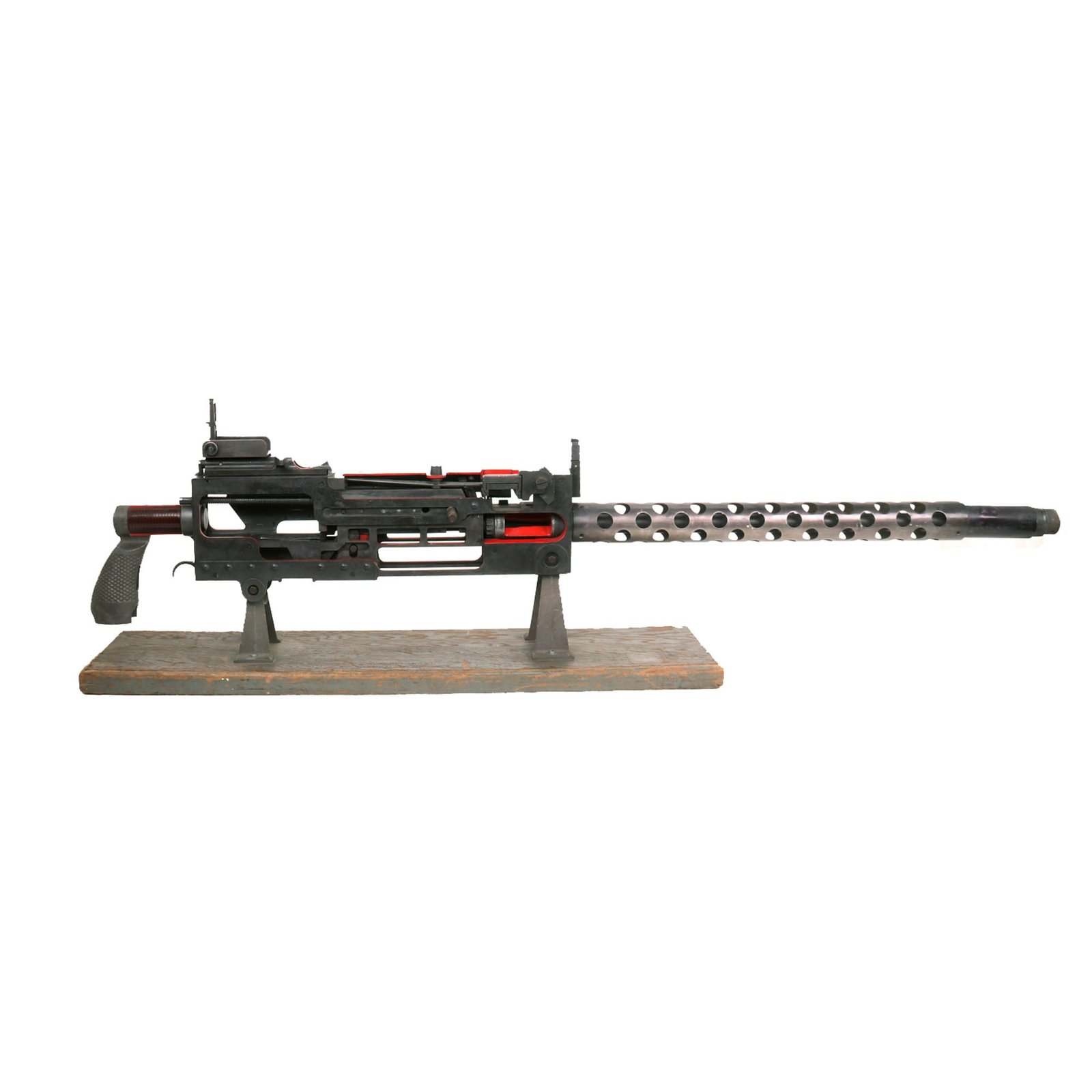 Buy Original U.S. Office of Naval Research 1919A6 Browning .30 Cal Machine Gun Oversize Cutaway Classroom Display Model on Stand | Original Firearms Antique For Sale