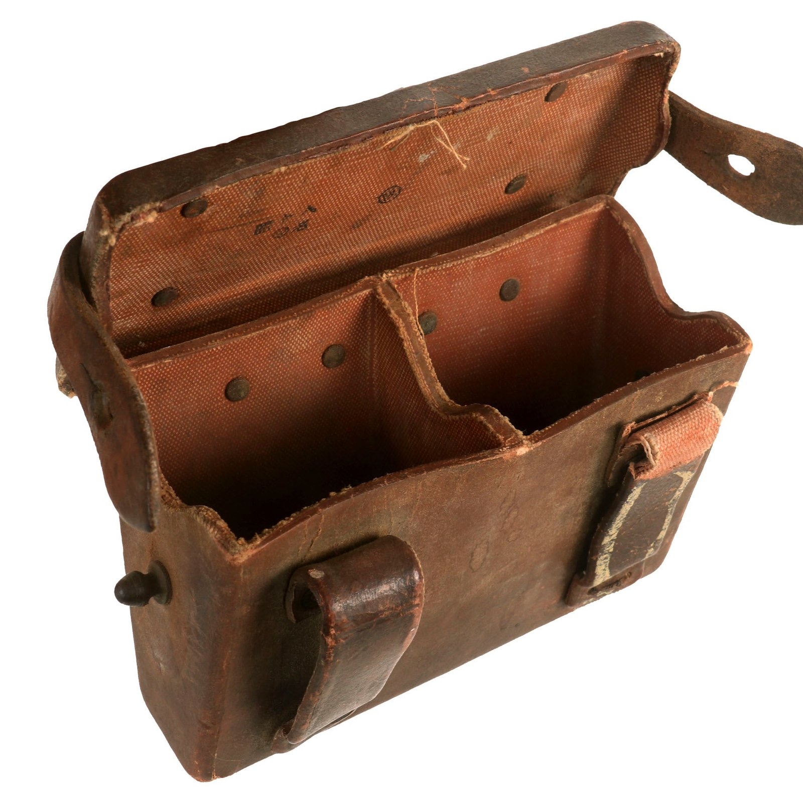 Buy Original Japanese WWII Late War Rubberized Canvas Jungle Arisaka Ammunition Pouch | Original Firearms Antique For Sale