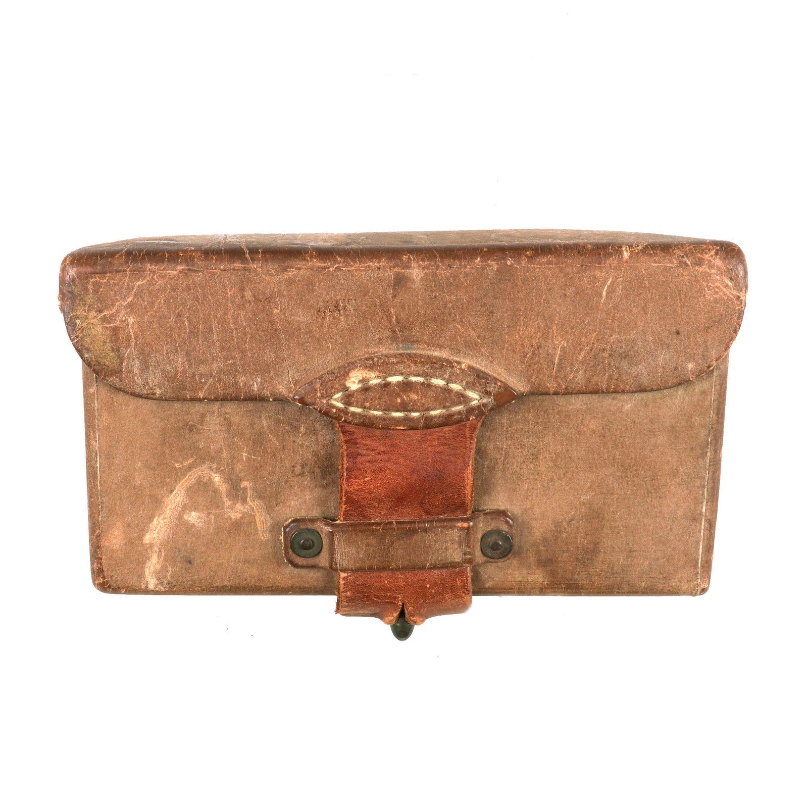Buy Original Japanese WWII Late War Rubberized Canvas Jungle Arisaka Ammunition Pouch | Original Firearms Antique For Sale