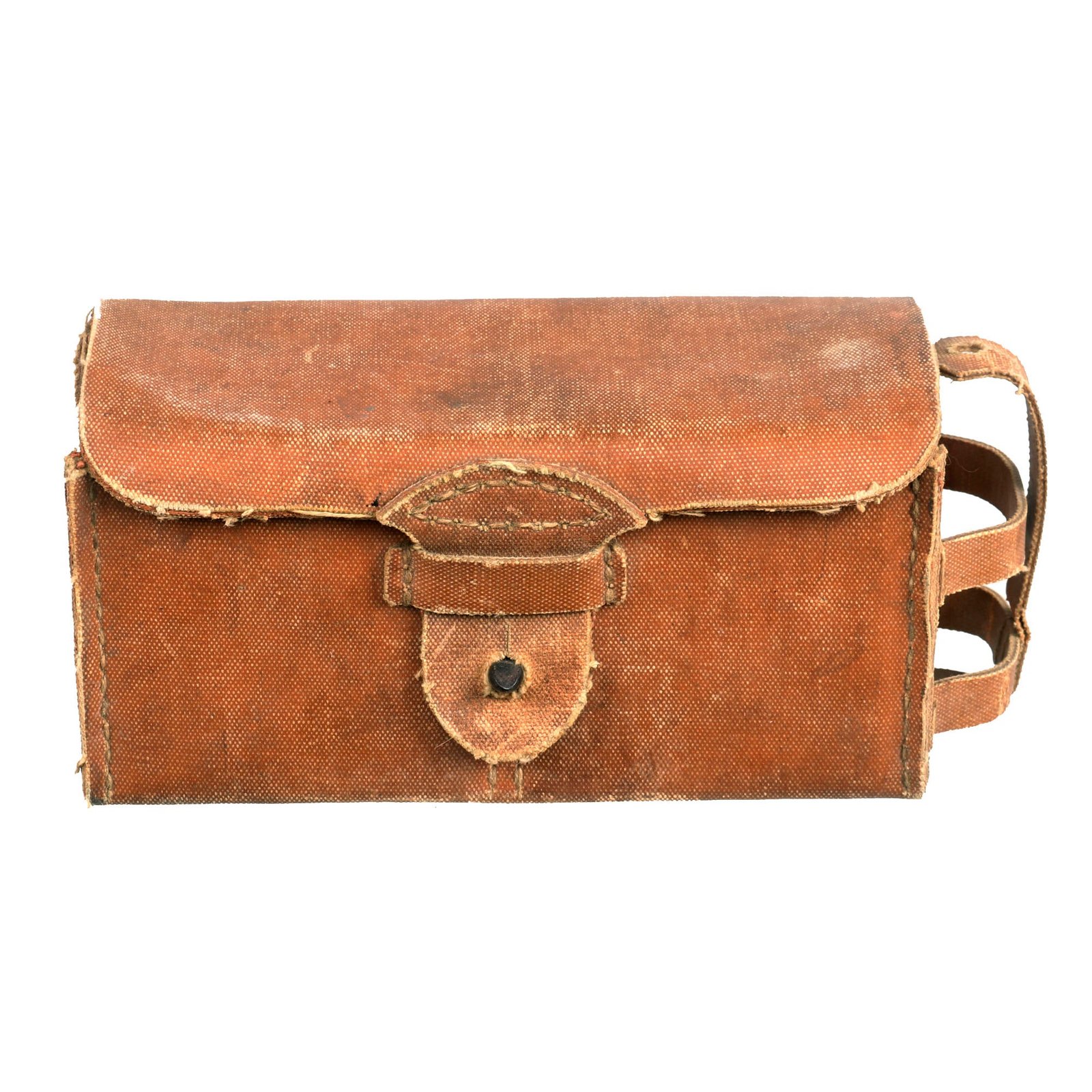Buy Original Japanese WWII Late War Rubberized Canvas Type 30 Arisaka Ammunition Pouch | Original Firearms Antique For Sale