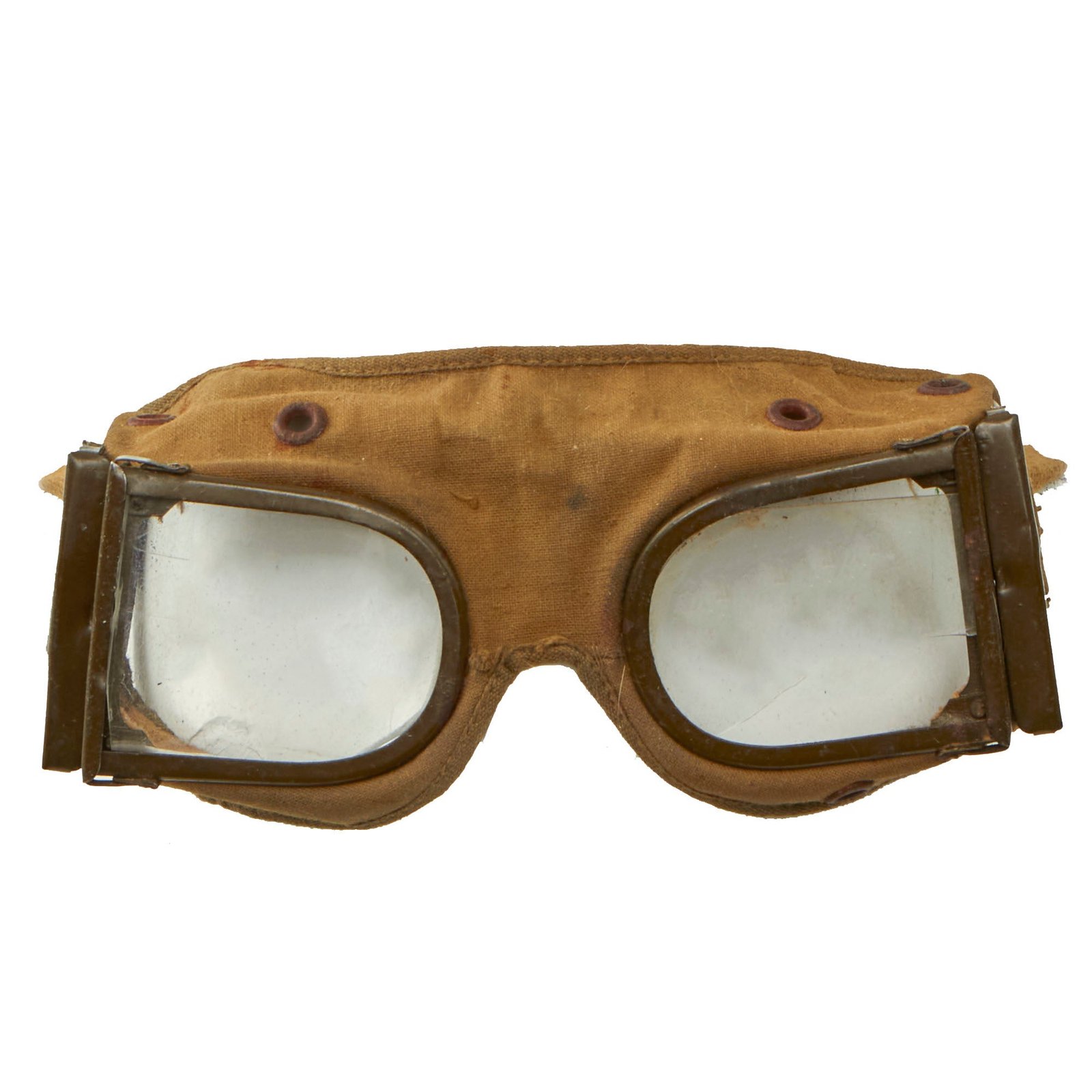 Buy Original Imperial Japanese WWII Type 5 Dust Proof Folding Goggles | Original Firearms Antique For Sale