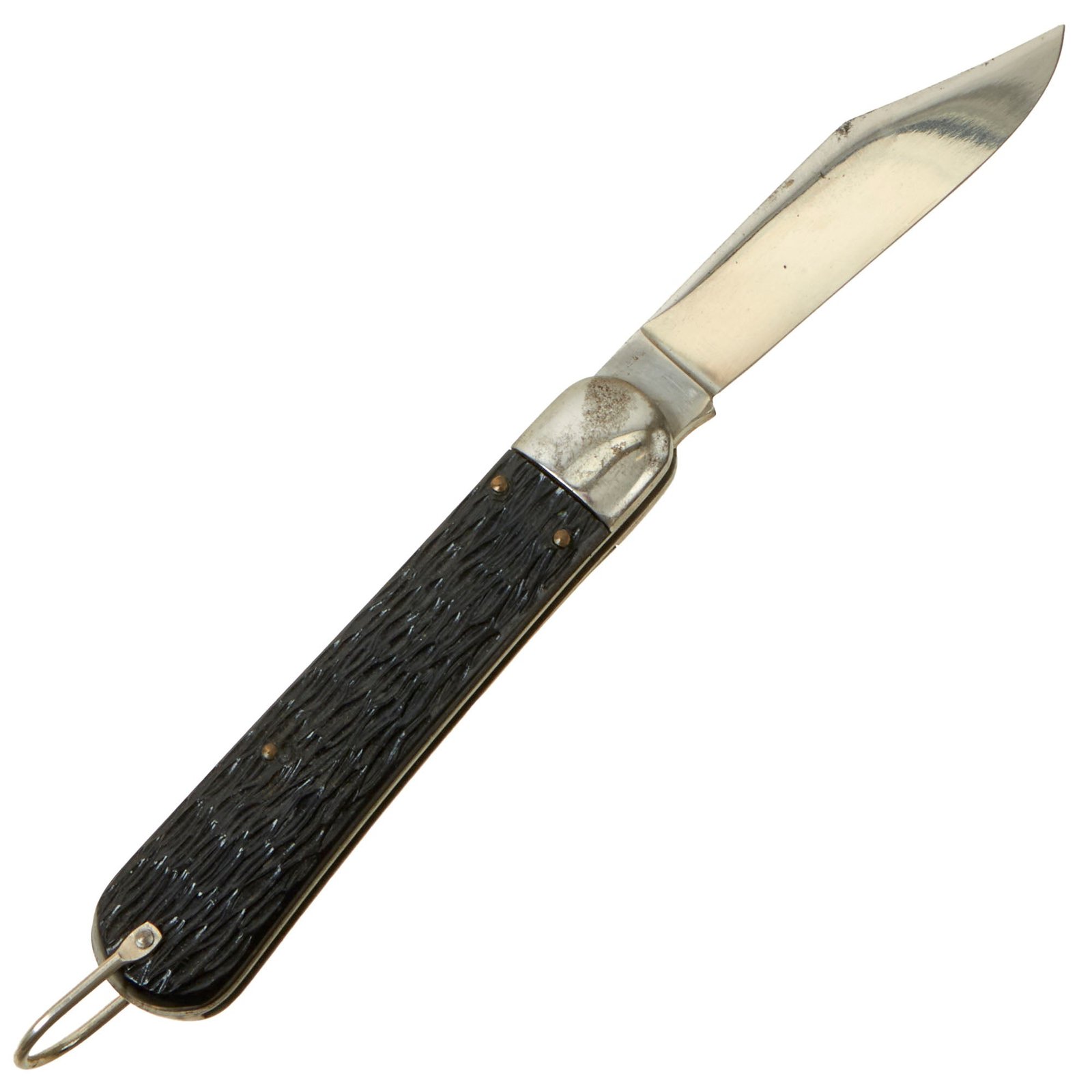 Buy Original U.S. WWII style Korean War Airborne Schrade Walden NY M2 Pocket Knife with Bail and Original Packaging - Excellent Condition | Original Firearms Antique For Sale