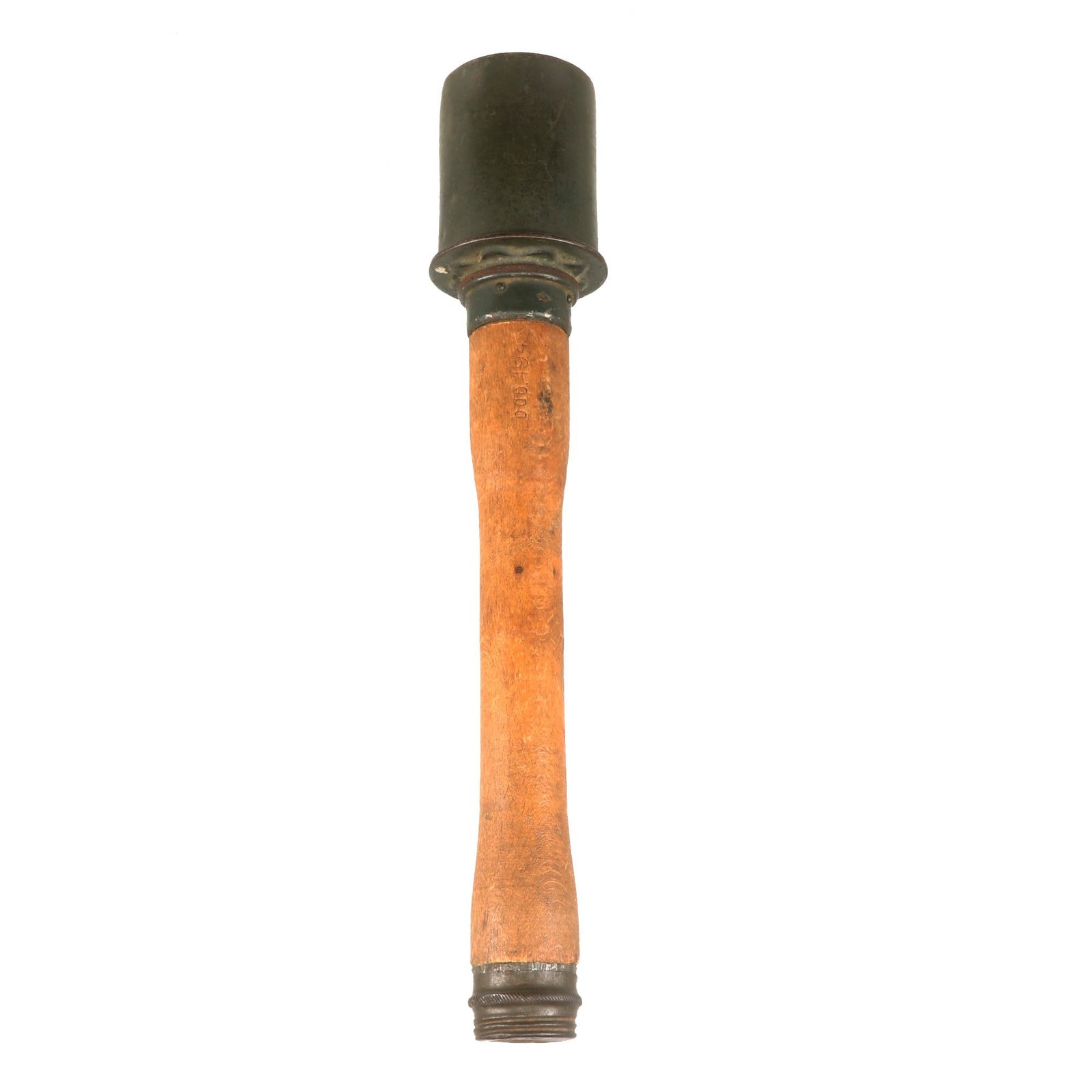 Buy Original German WWII M24 Inert Stick Grenade Stielhandgranate by Friedrich Maurer Söhne, Eisenwerk und Kesselschmiede - Dated 1943 | Original Firearms Antique For Sale
