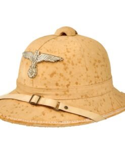 Buy Original Rare German WWII DAK Kriegsmarine Administrative Official's Sun Pith Helmet in size 58 | Original Firearms Antique For Sale