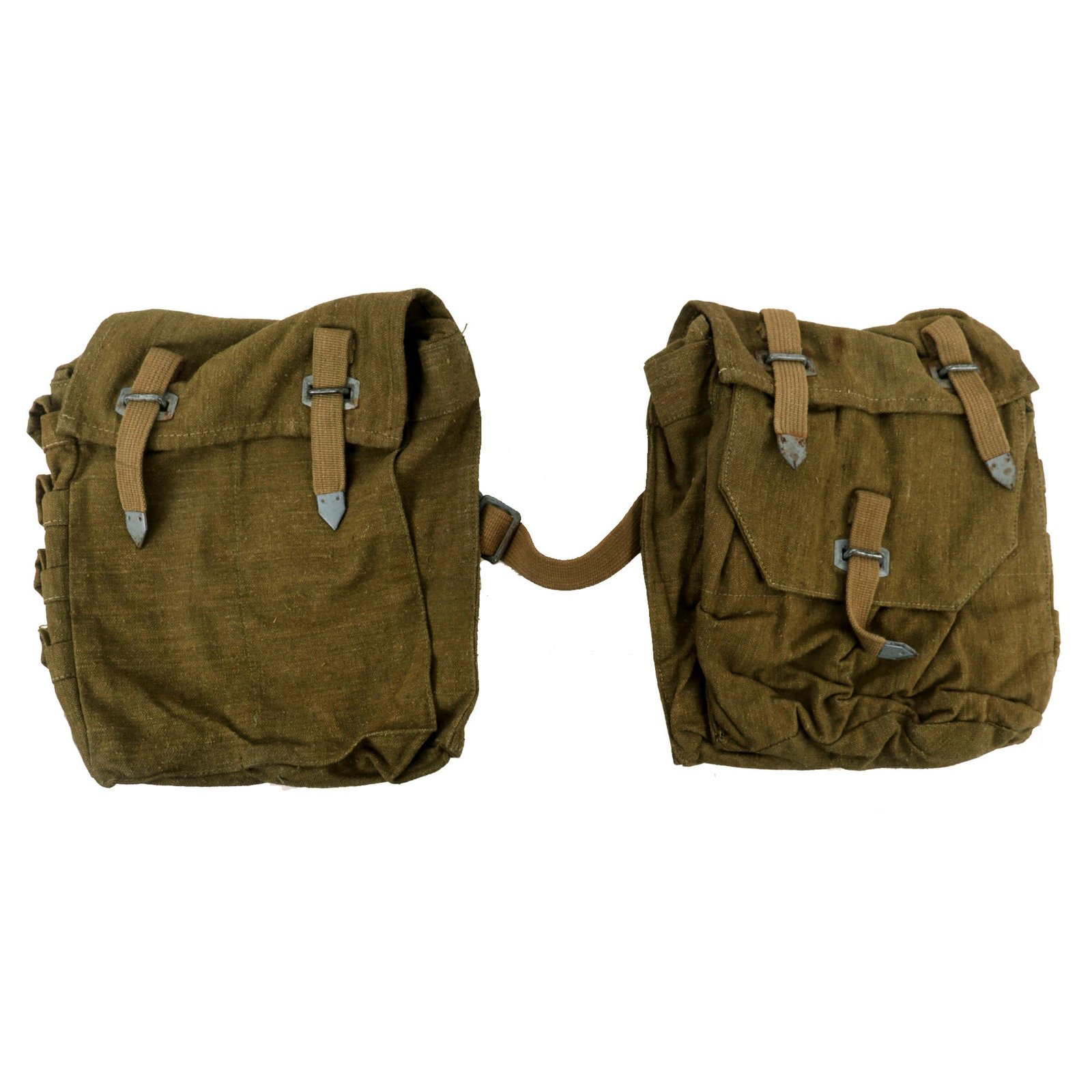 Buy Original German WWII Pioneer Combat Engineer Assault Pack Side Pouch Set - Pioniersturmgepäck | Original Firearms Antique For Sale