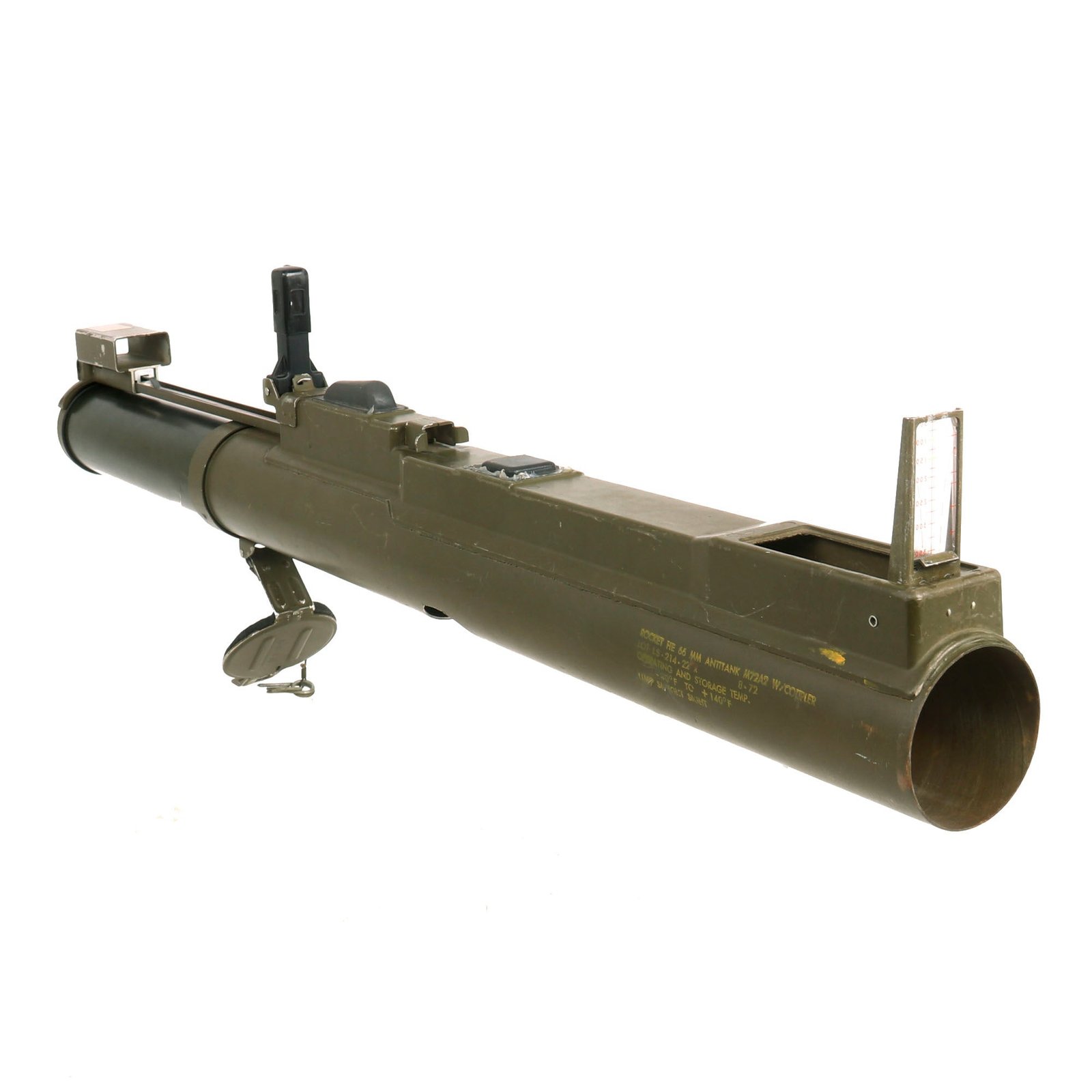 Buy Original U.S. Vietnam War Era 1972 Dated M72A2 Light Anti-Armor Weapon “LAW” Tube - INERT | Original Firearms Antique For Sale