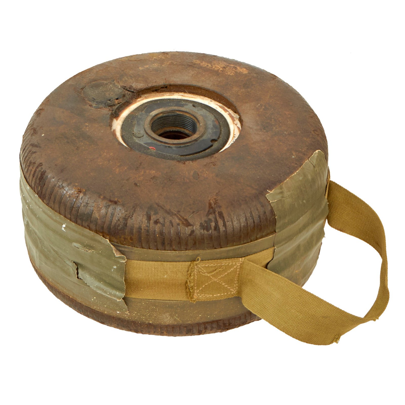 Buy Original Rare U.S. WWII M5 Minimum Metal Plastic Cased Inert Anti-Tank Mine | Original Firearms Antique For Sale