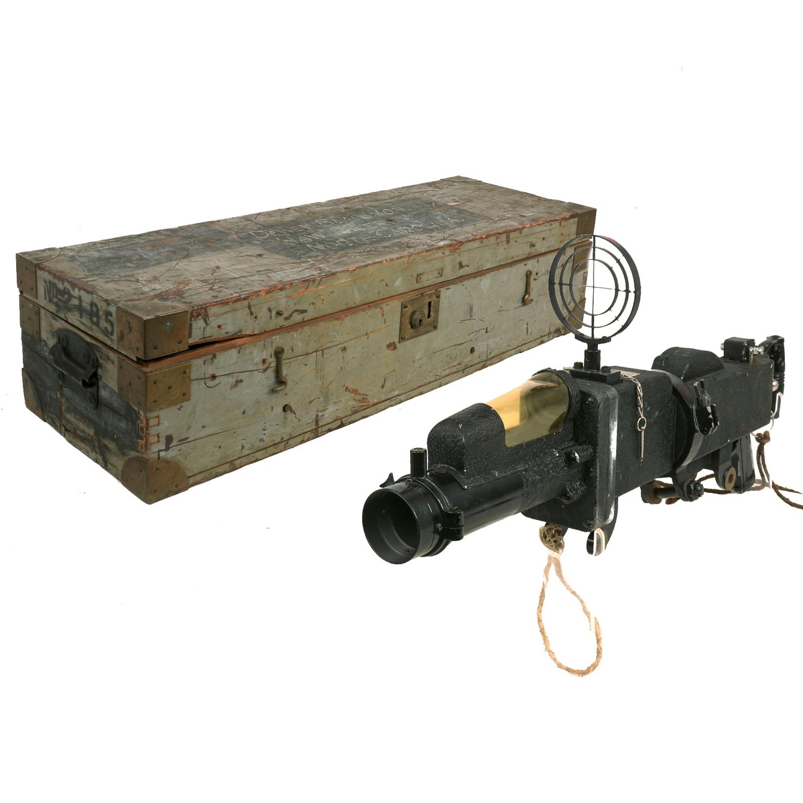 Buy Original Japanese WWII Type 89 Rokuohsha Machine Gun Camera with Transit Chest and Accessories - Zero Fighter Plane | Original Firearms Antique For Sale