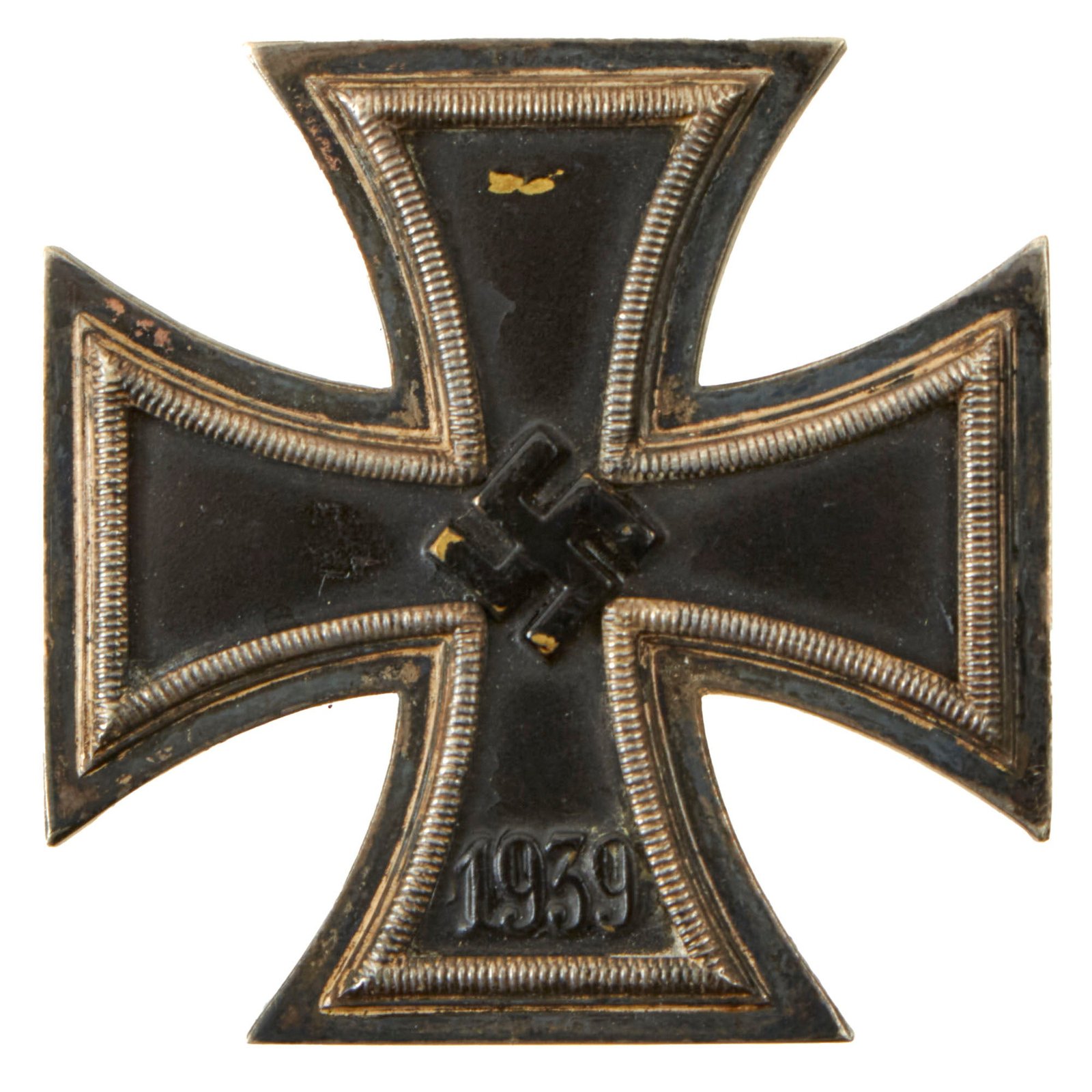 Buy Original German WWII Navy Kriegsmarine Brass Core Iron Cross First Class 1939 - EKI - Unmarked | Original Firearms Antique For Sale