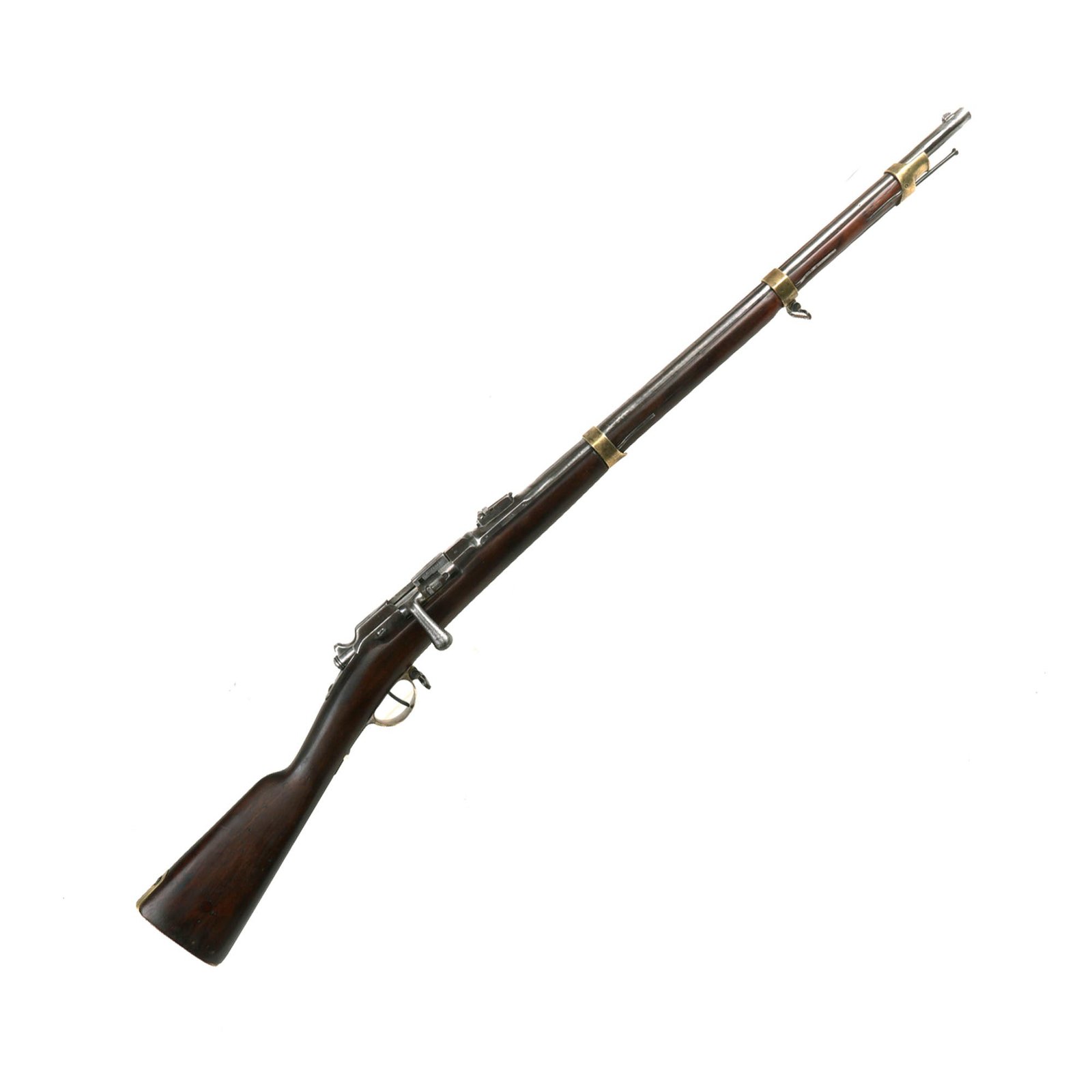 Buy Original French MLE 1874 M80 Brass Mounted Gras Camel Short Rifle by Châtellerault serial A 708735 | Original Firearms Antique For Sale