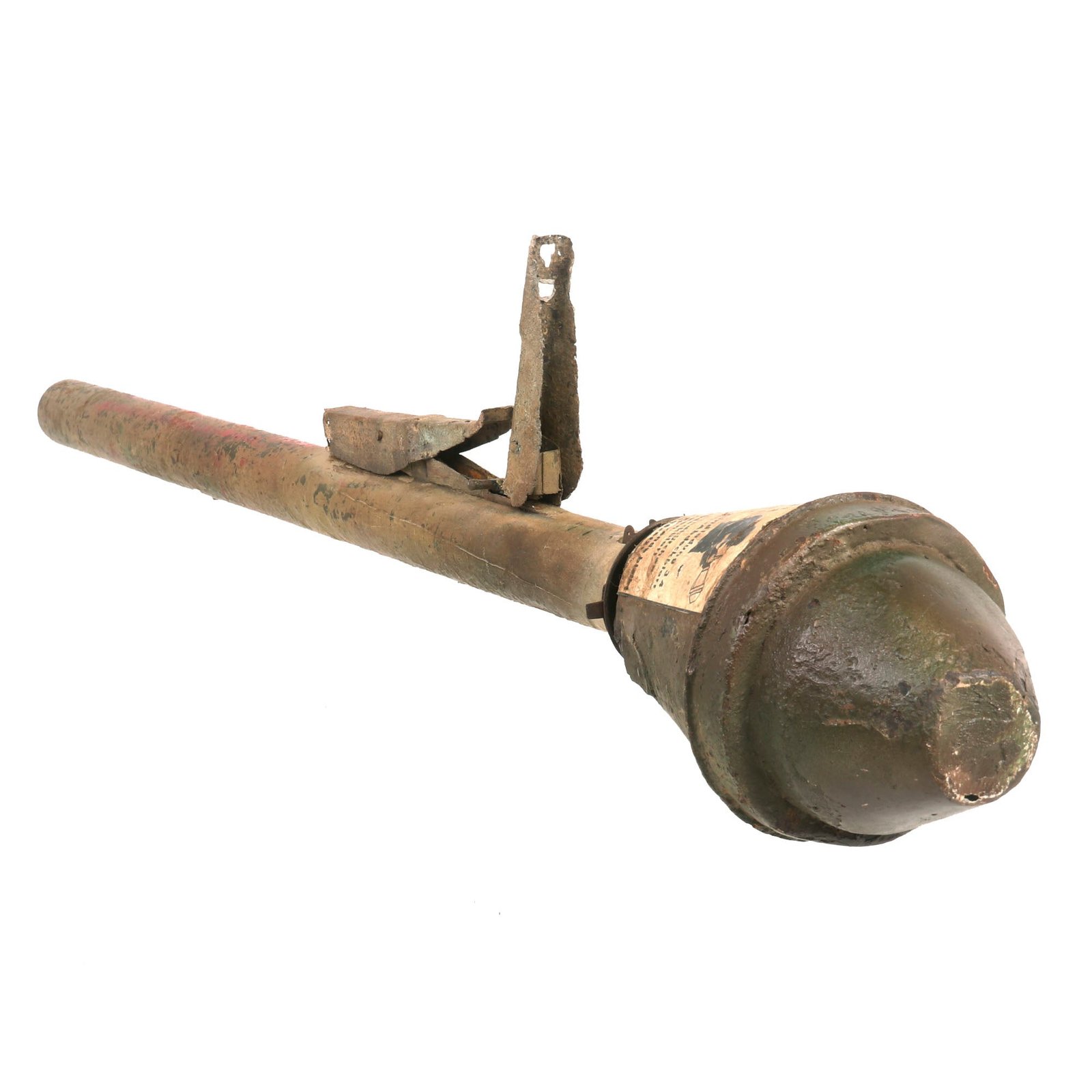 Buy Original German WWII Inert Panzerfaust 100 Anti-Tank Rocket with Launcher - Replica Label & Markings | Original Firearms Antique For Sale