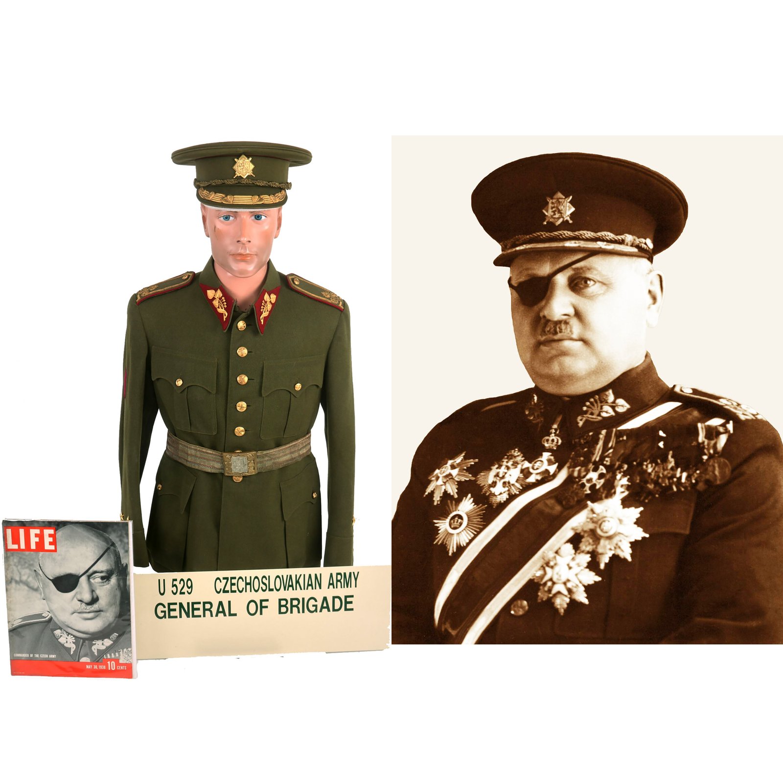 Buy Original Czech WWII Army General Uniform Attributed to Jan Syrový -  Prime Minister During the Munich Crisis | Original Firearms Antique For Sale