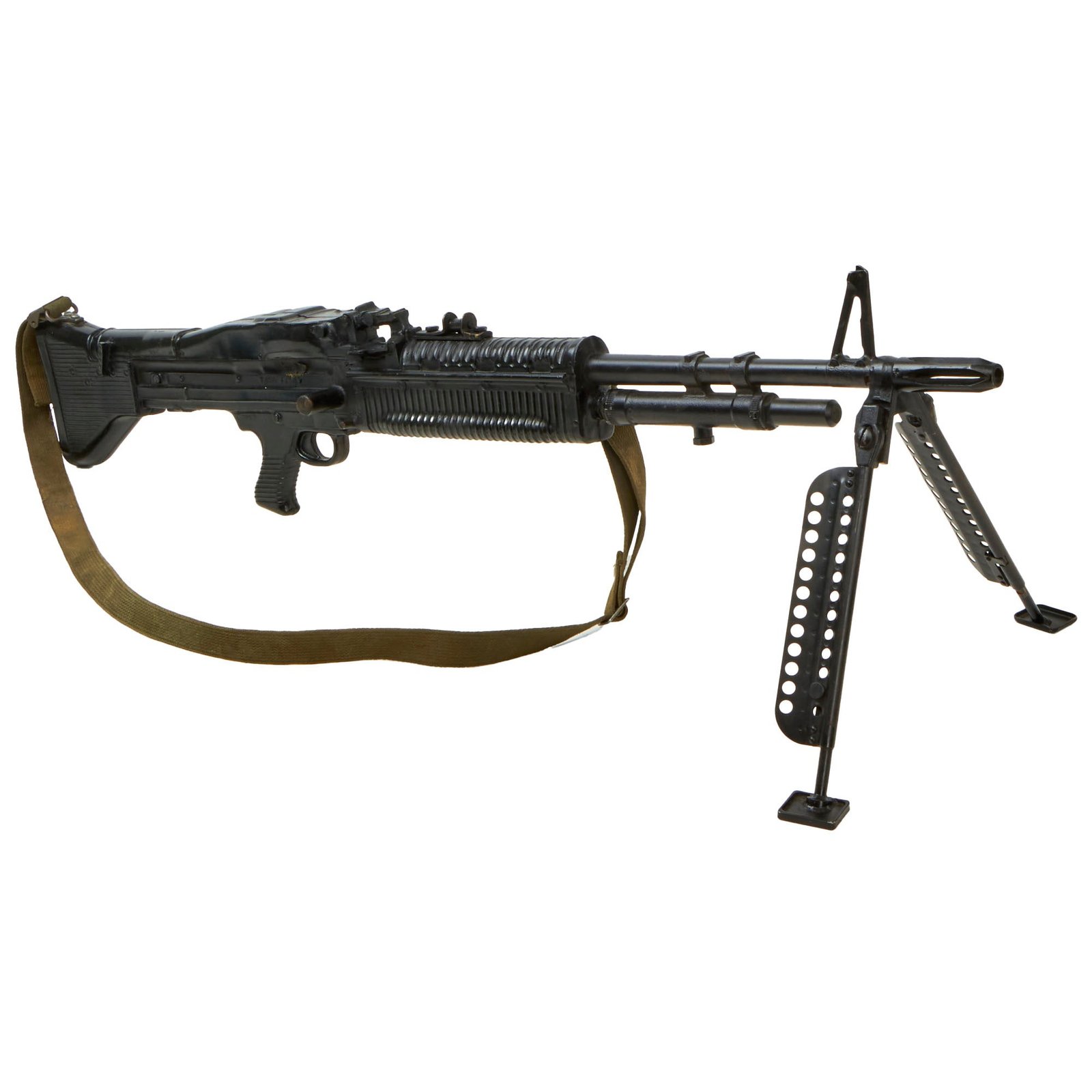 Buy Original U.S. Vietnam War M60 "Rubber Duck" Display Machine Gun - TASO Fort Leonard Wood | Original Firearms Antique For Sale