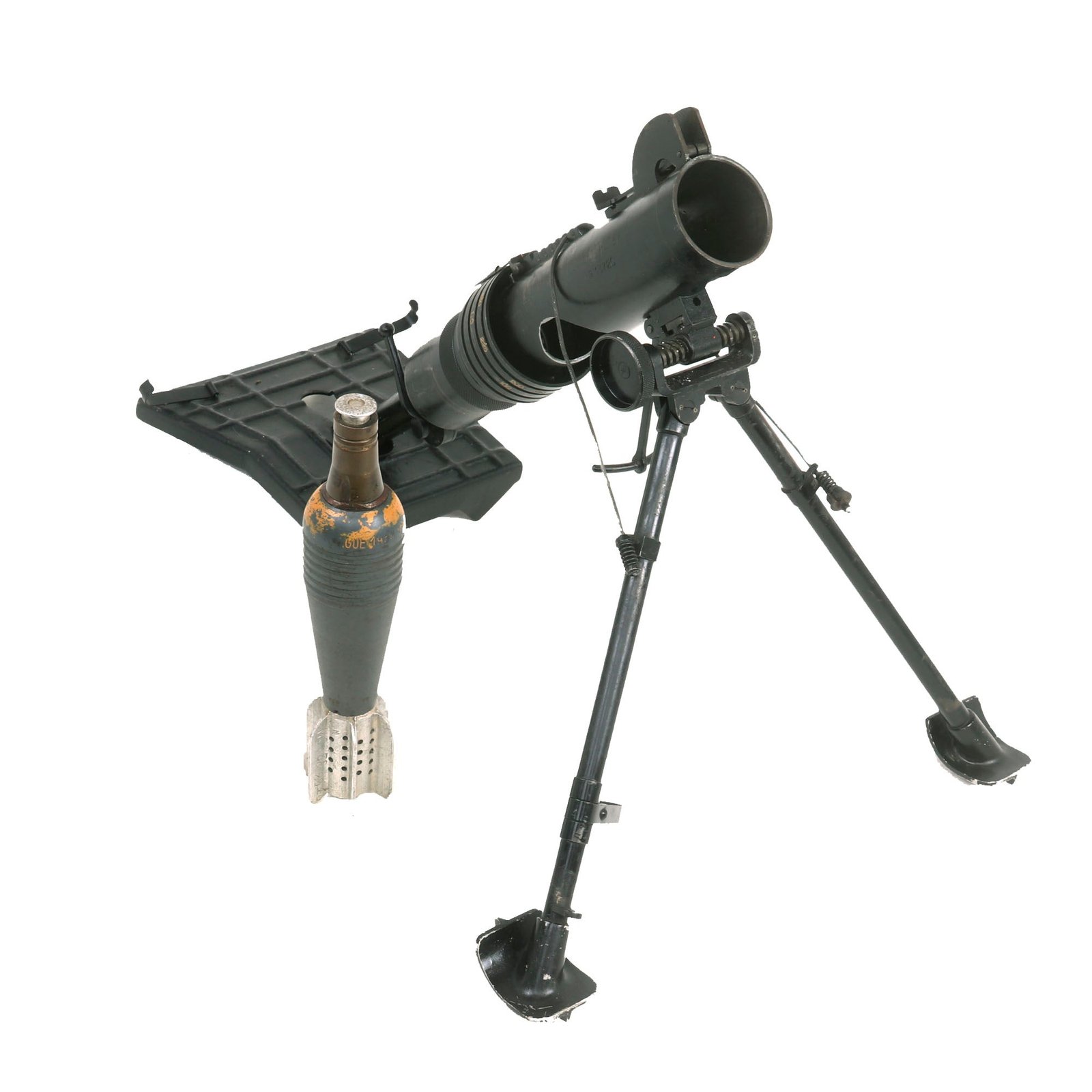 Buy Original French WWII Brandt 50mm Model 1937 L GR MLE 37 Display Light Mortar with Round - Inert | Original Firearms Antique For Sale