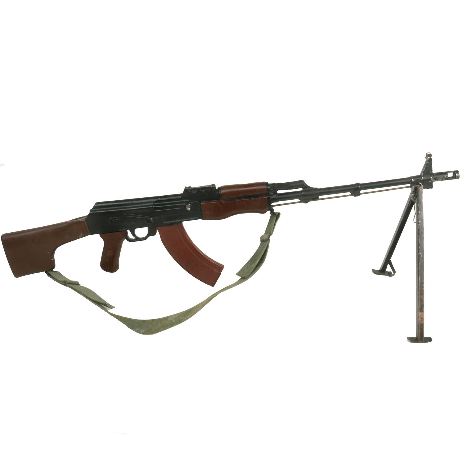 Buy Original U.S. Vietnam War RPK Hard "Rubber Duck" Training Rifle with Sling and Bipod | Original Firearms Antique For Sale