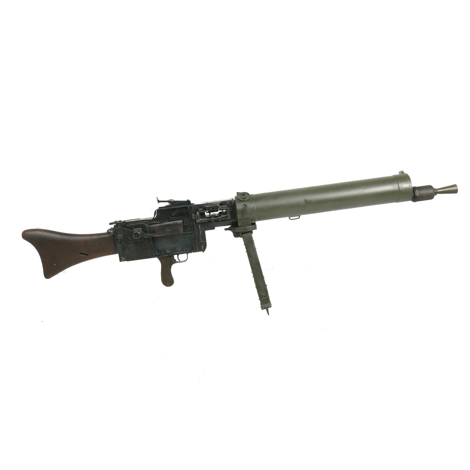 Buy Original German WWI Maxim MG 08/15 Display Machine Gun Serial 5638 d by Spandau Arsenal with Replica Bipod - dated 1918 | Original Firearms Antique For Sale
