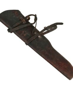 Buy Original U.S. WWII M1 Garand Rifle Leather Jeep Scabbard With Securing Straps | Original Firearms Antique For Sale