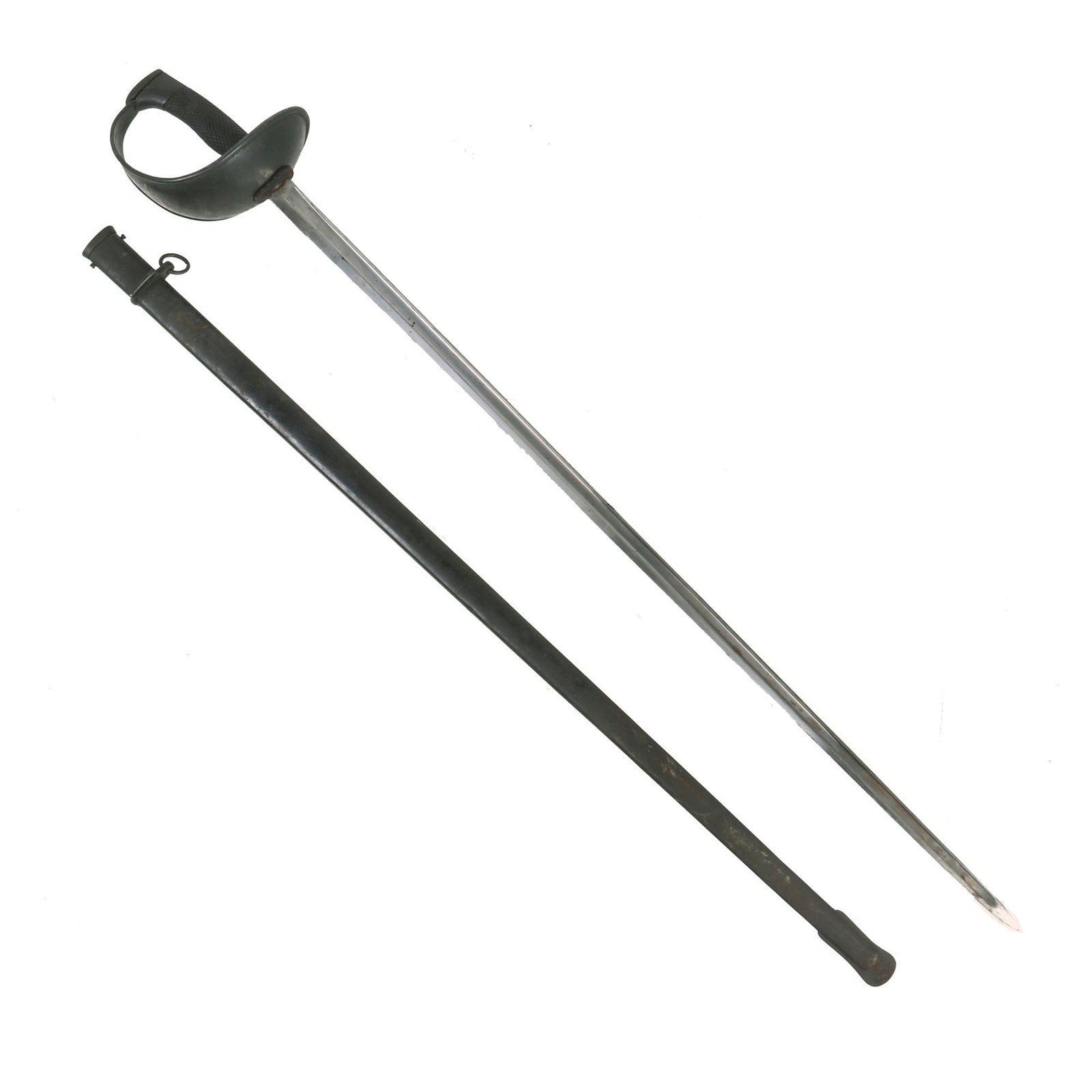 Buy Original Spanish M-1907 Modello II Puerto Seguro Cavalry Parade Sword by Artilleria Fábrica Nacional with Scabbard | Original Firearms Antique For Sale