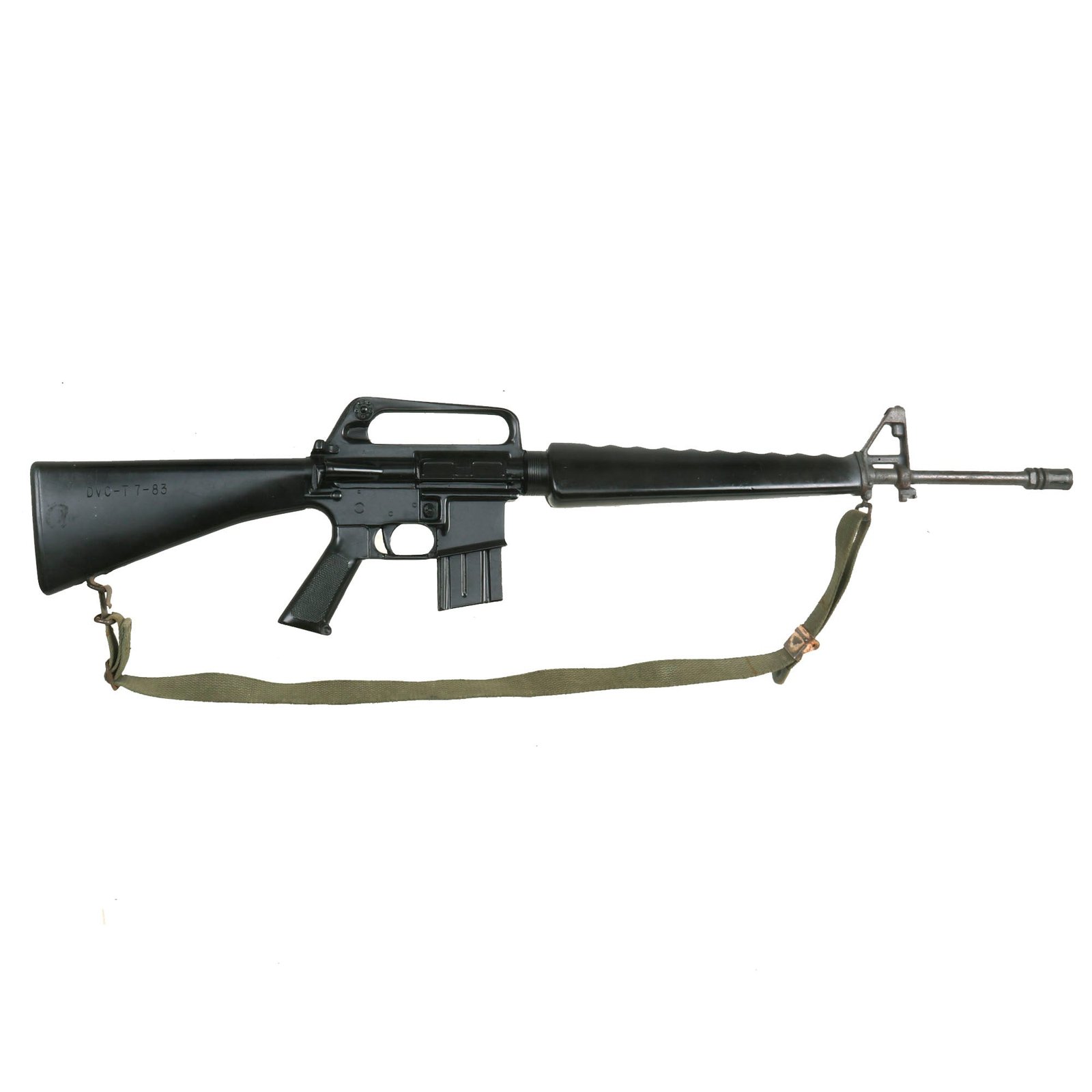 Buy Original U.S. Colt M16A1 AR-15 Rubber Duck Molded Training Rifle marked TASO - FG with Sling | Original Firearms Antique For Sale