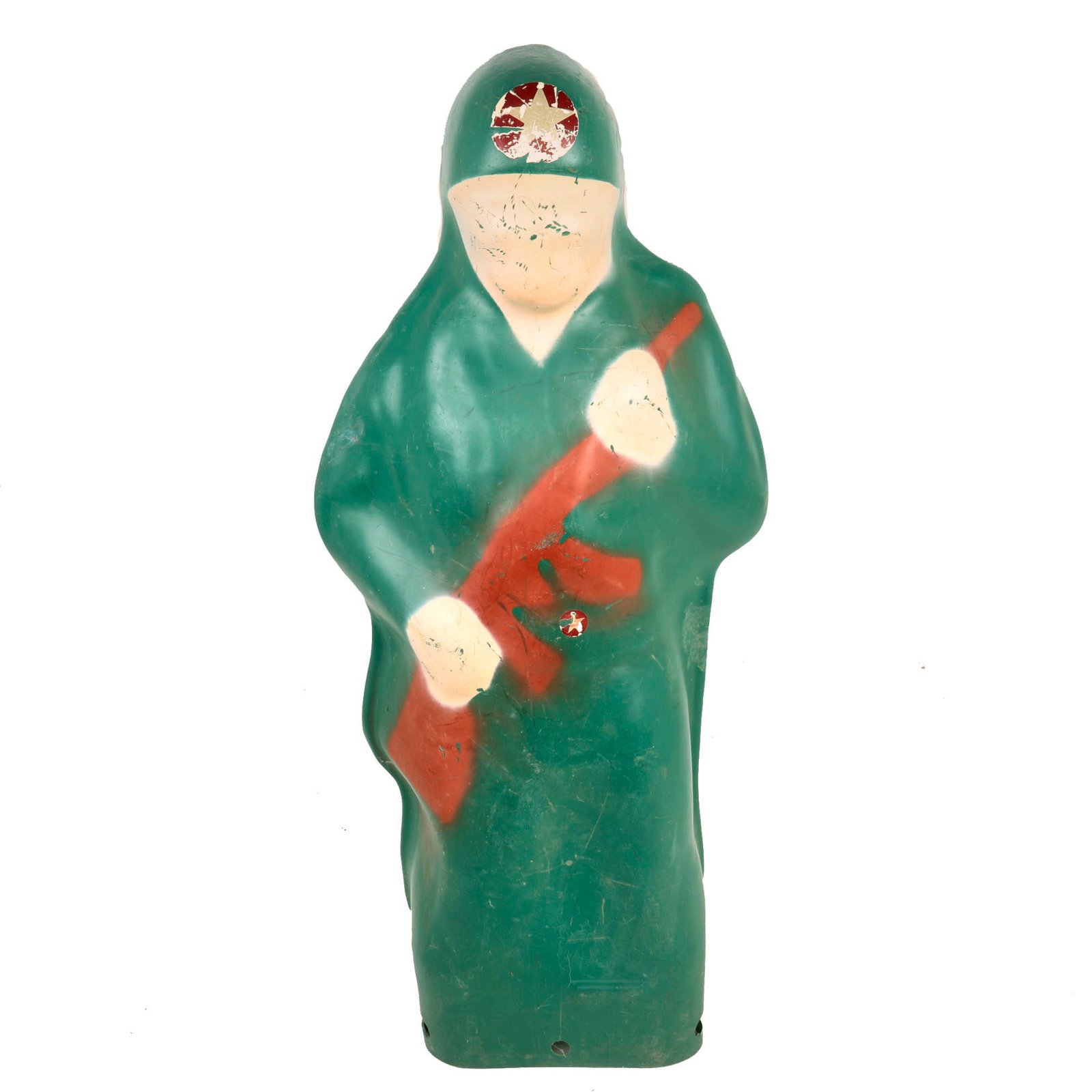 Buy Original U.S. Cold War Era to GWoT Era 3D Green Pop-Up Soviet “Ivan” Training Target - As Used by US Marines on Range 400 in 29 Palms, California | Original Firearms Antique For Sale